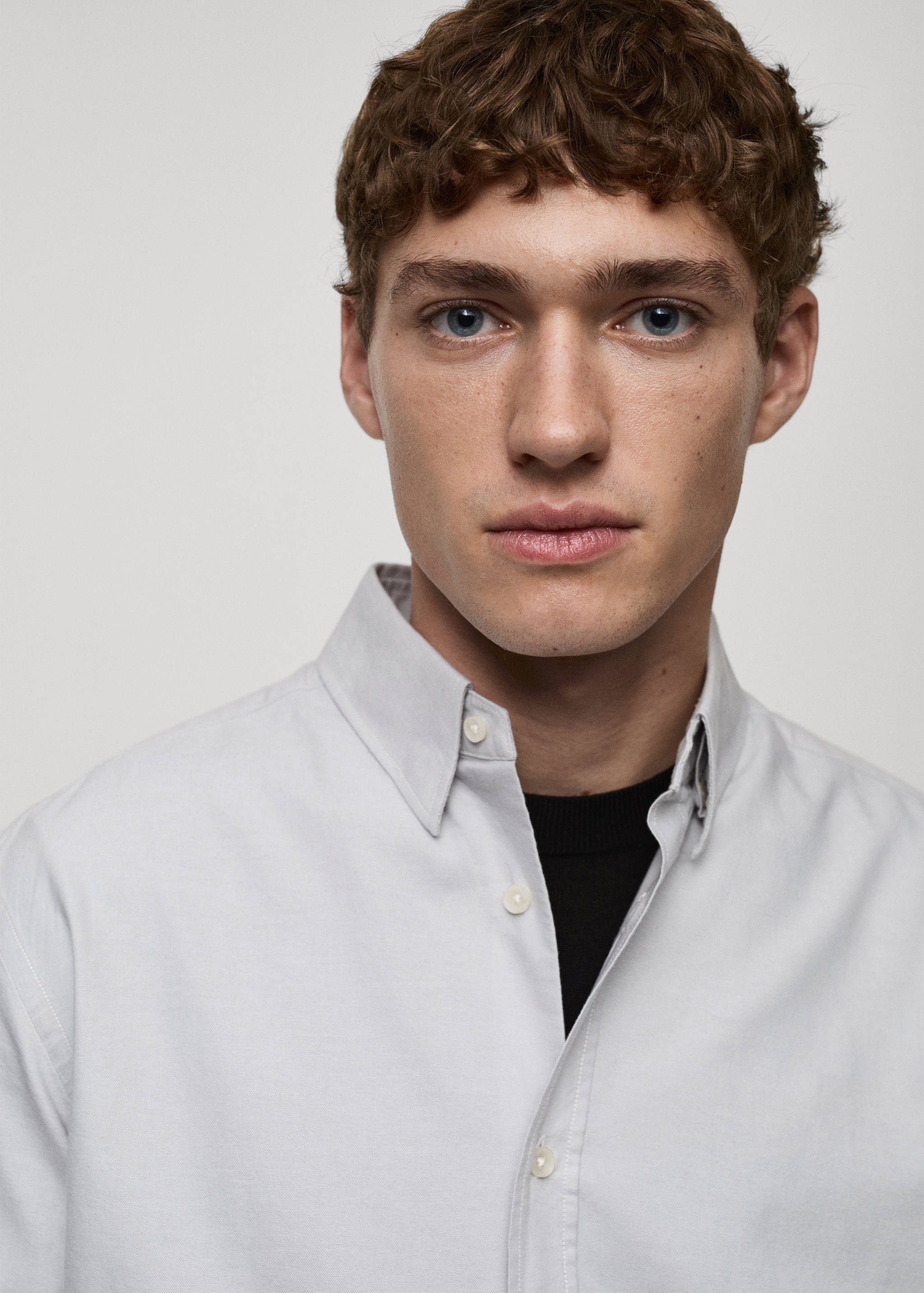 100% cotton Oxford shirt - Details of the article 1