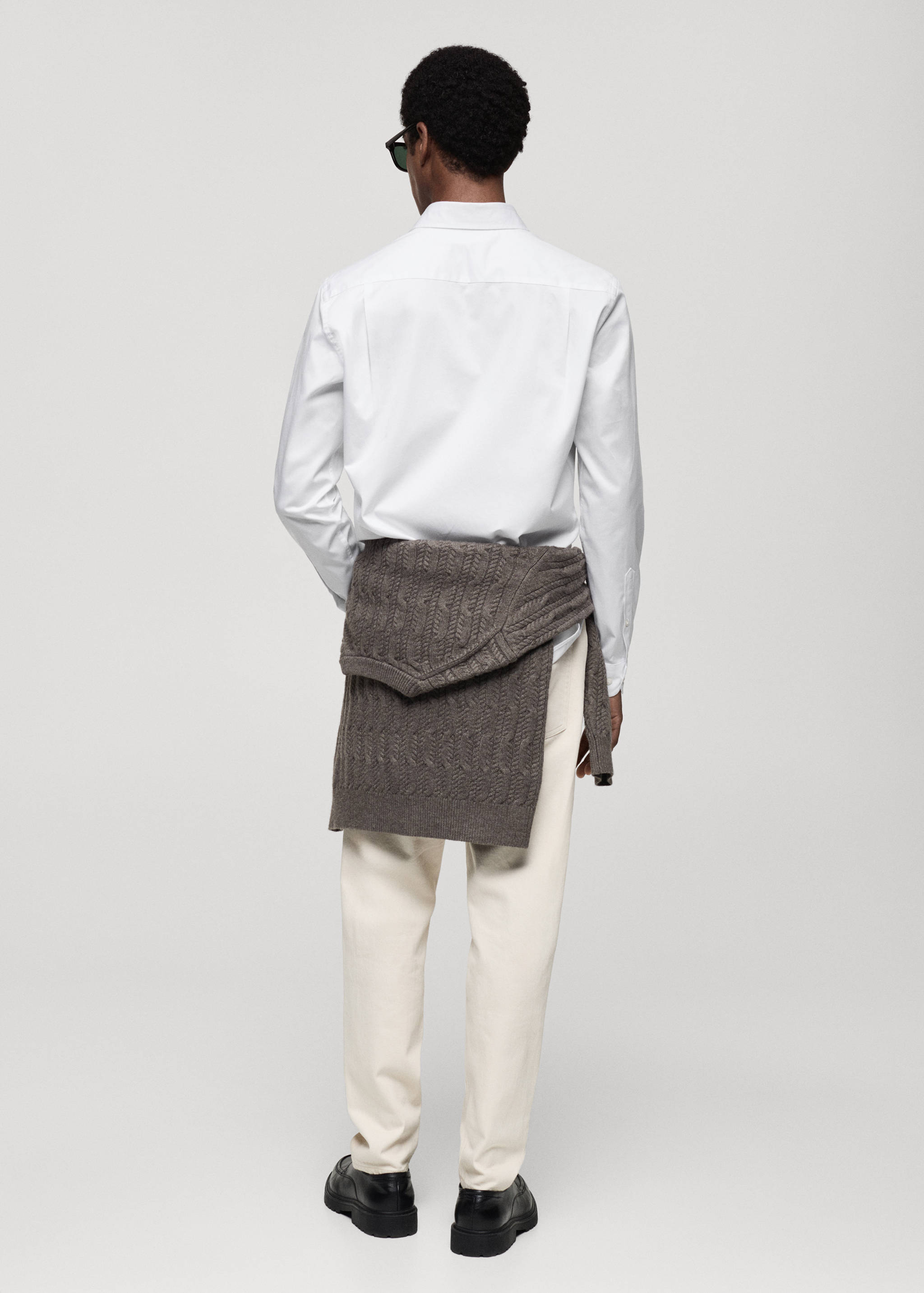 100% cotton regular fit shirt - Reverse of the article