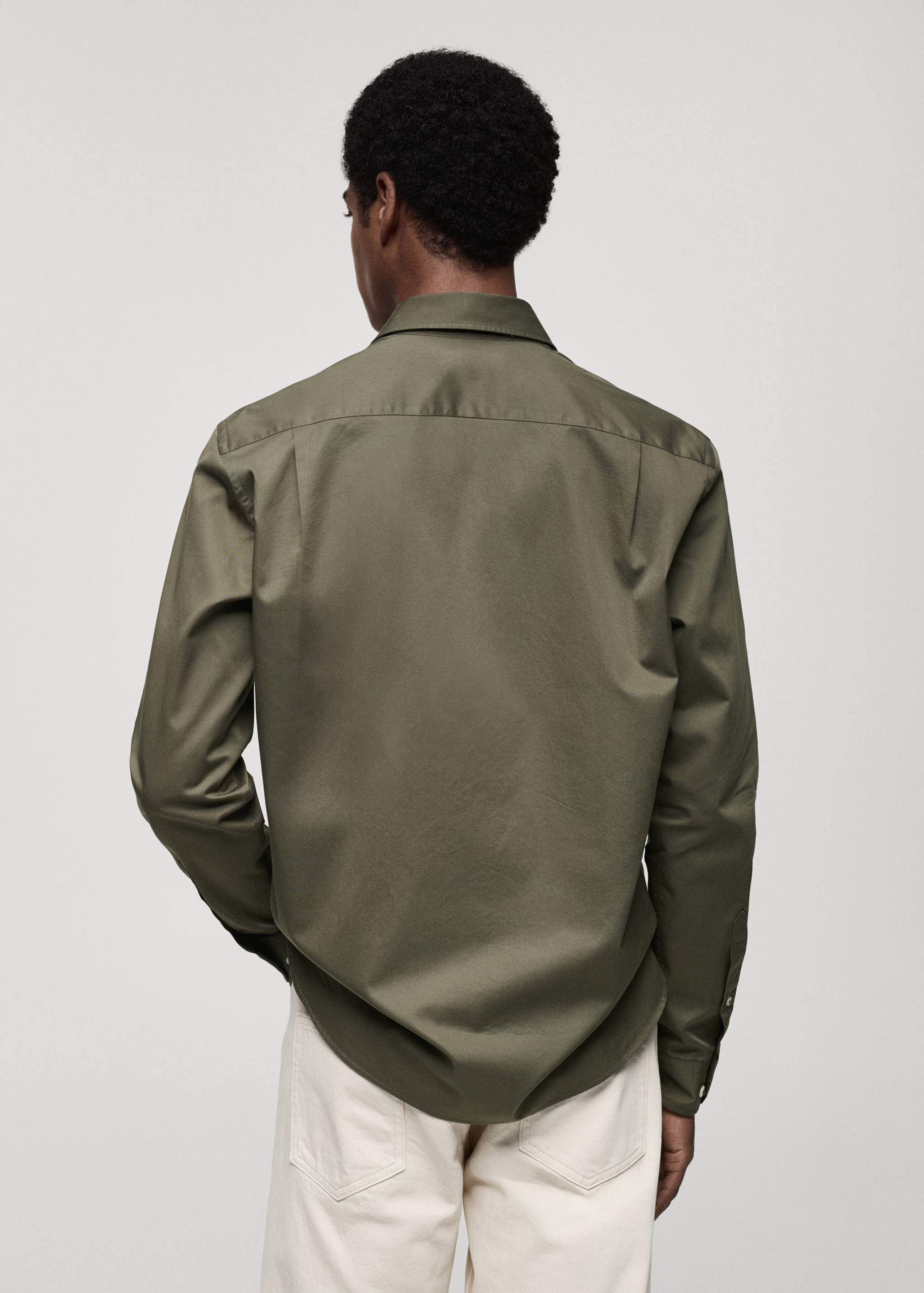 100% cotton regular fit shirt - Reverse of the article