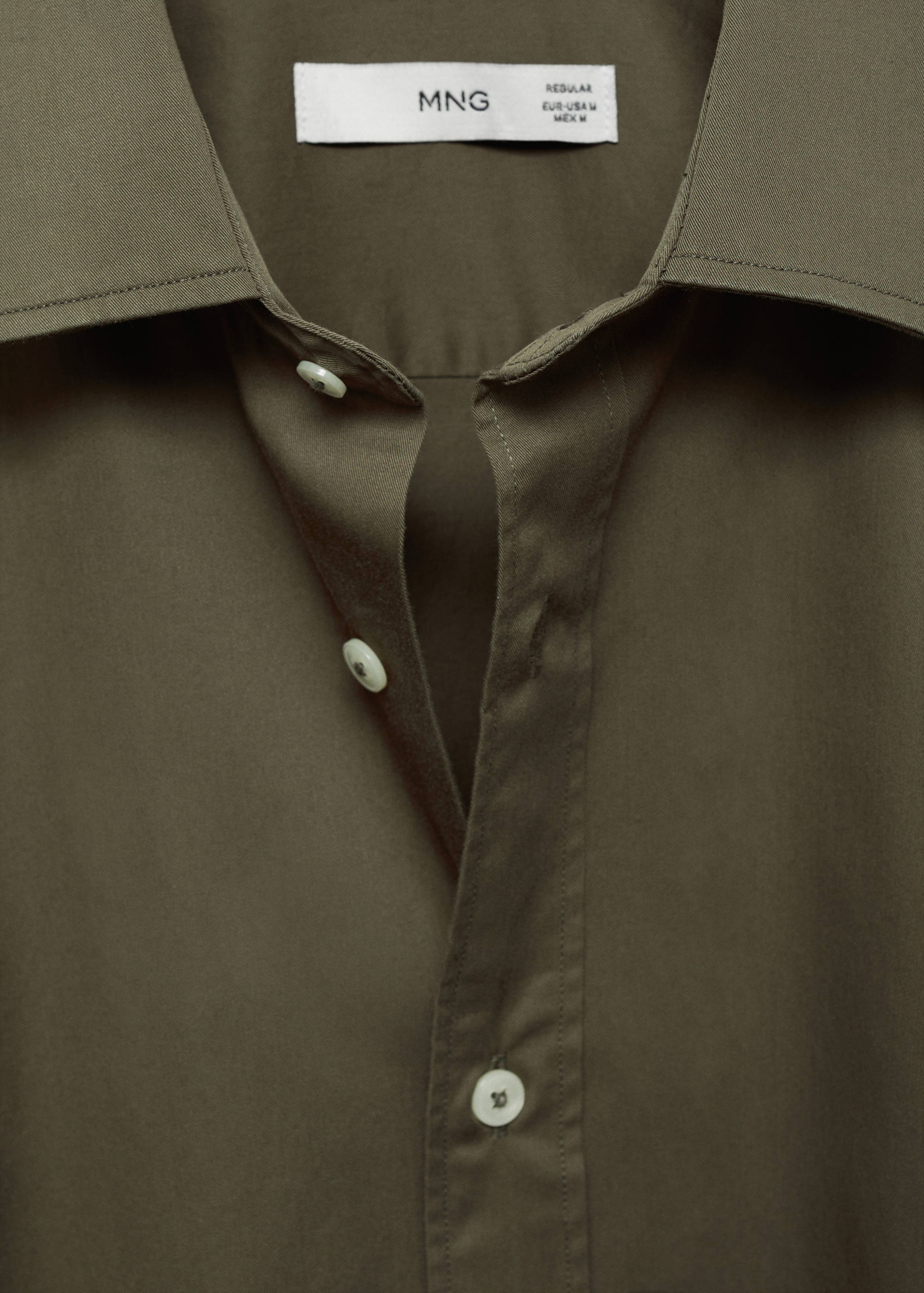100% cotton regular fit shirt - Details of the article 8