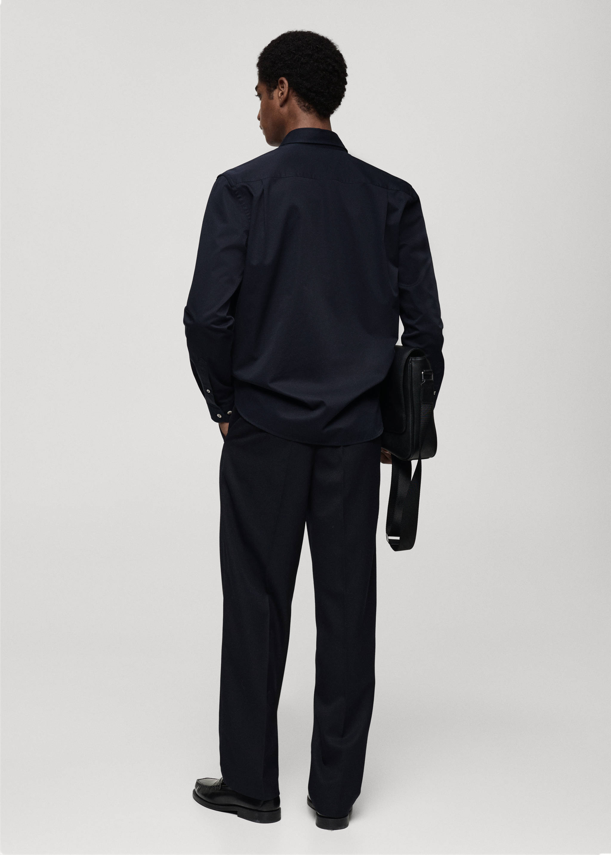 100% cotton regular fit shirt - Reverse of the article