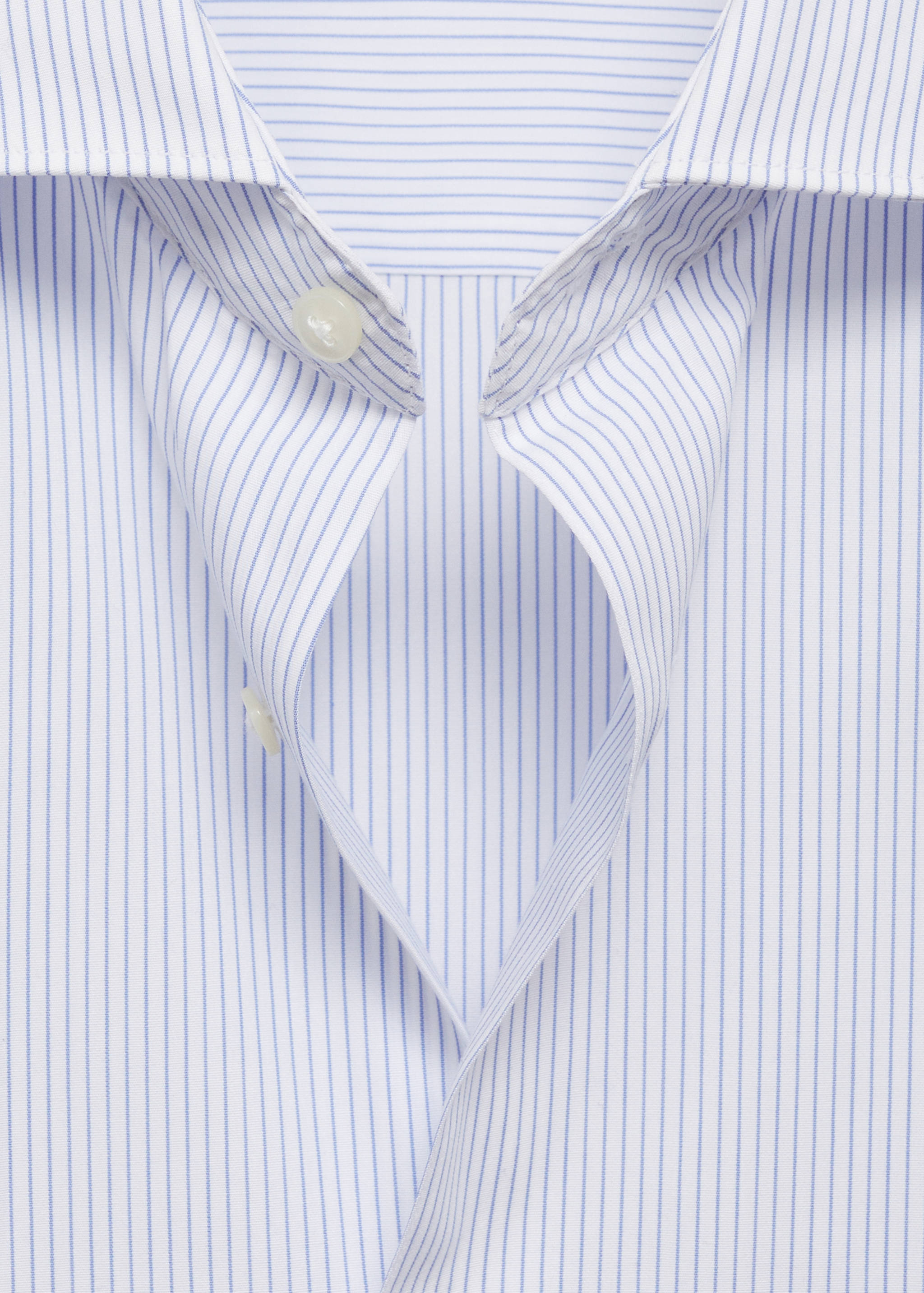 Slim fit striped cotton shirt - Details of the article 8