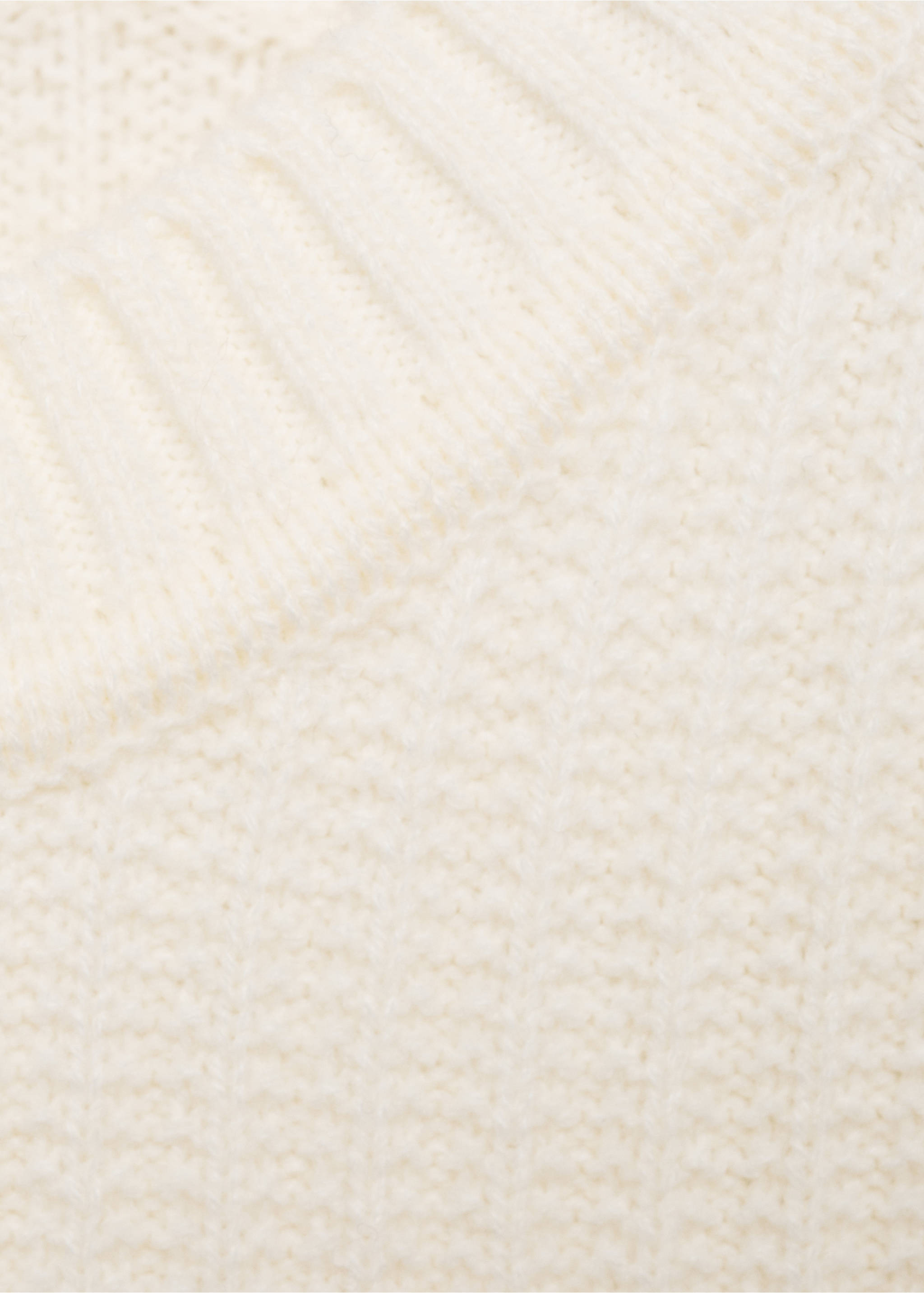 Wool-blend rib-knit sweater - Details of the article 8, Off White. Ref: 87000612-00.