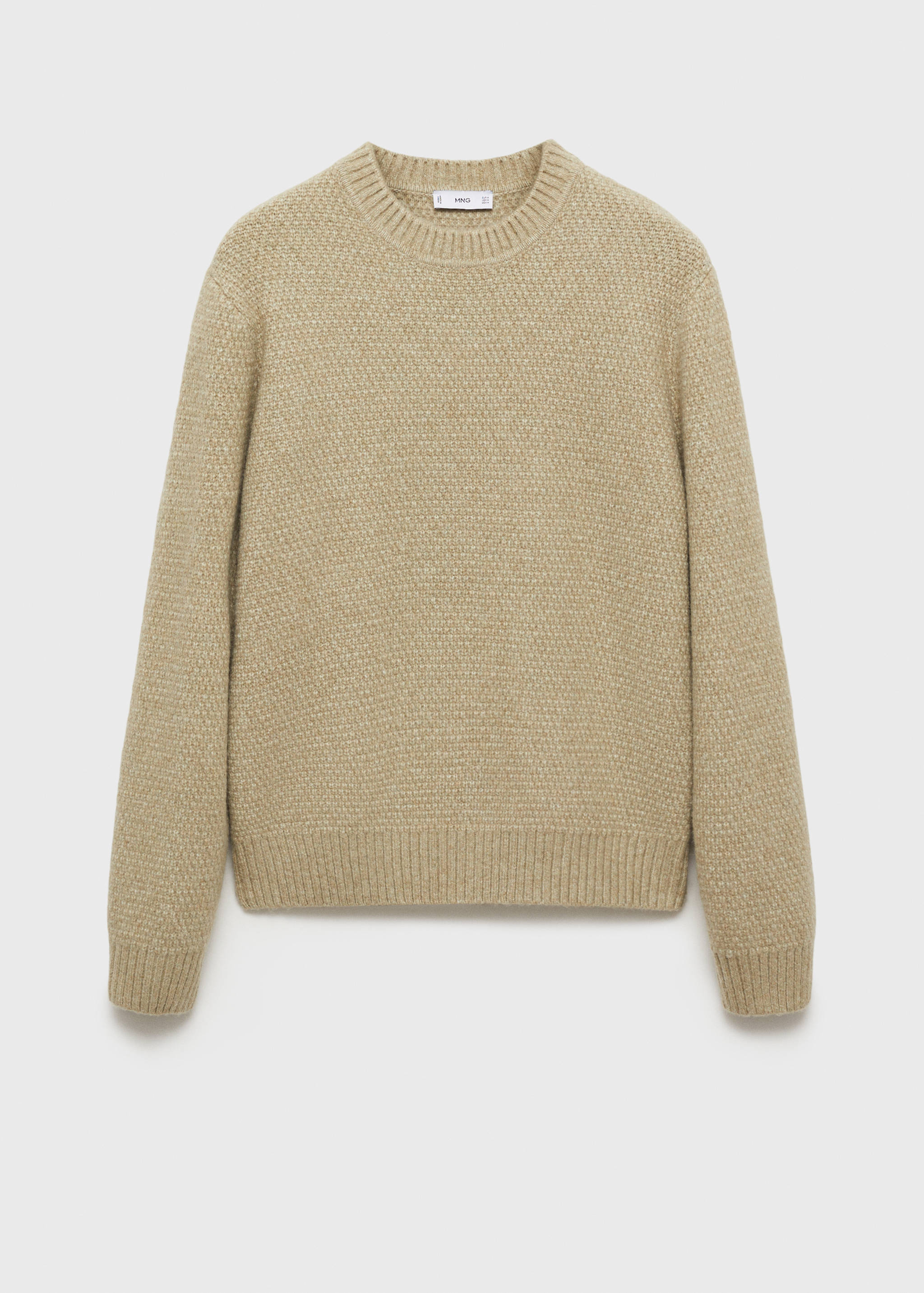 Strukturierter Strickpullover - Artikel ohne Model