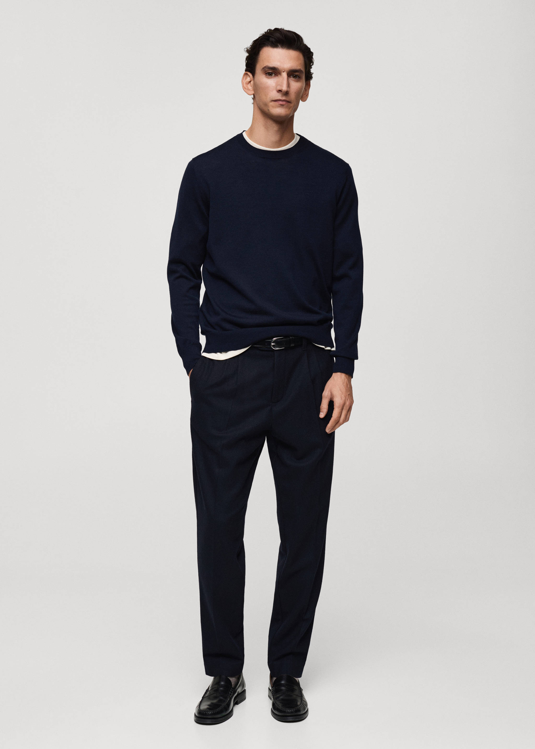 100% merino wool sweater - General plane