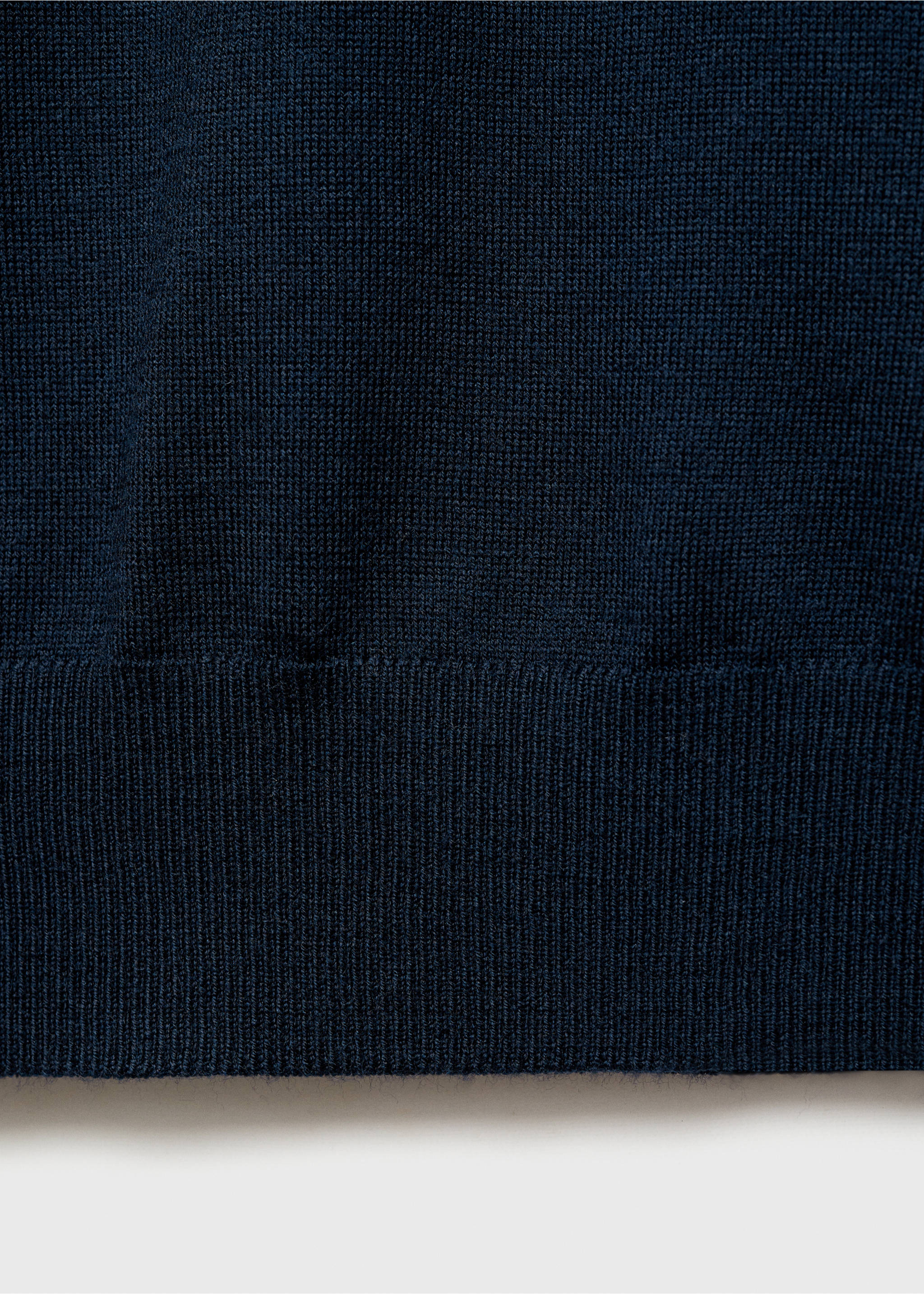 Tenniströja 100% merinoull - Detaljer om artikeln 0, Navy blå. Ref: 87000618-00.