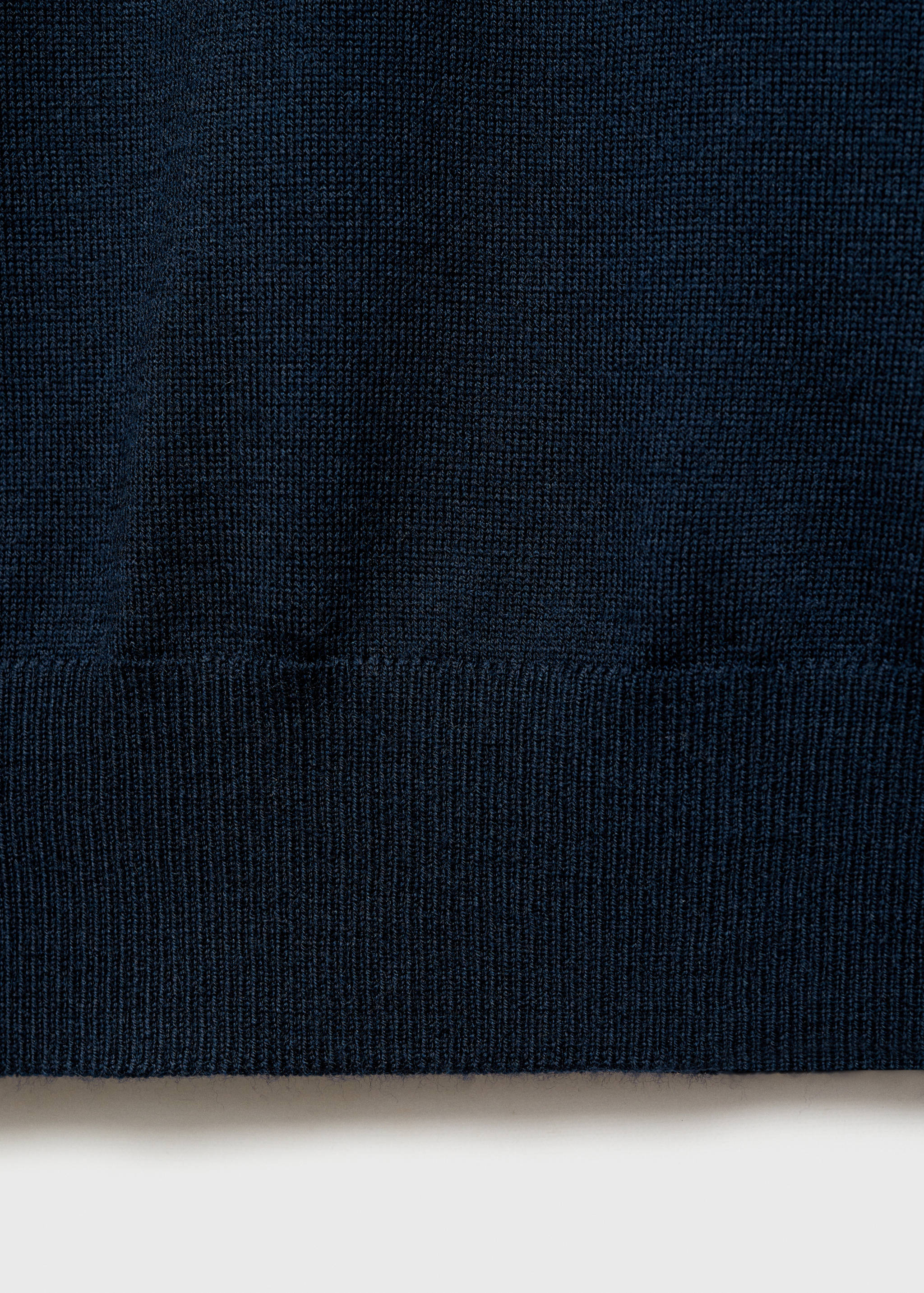 100% merino wool polo sweater - Details of the article 0
