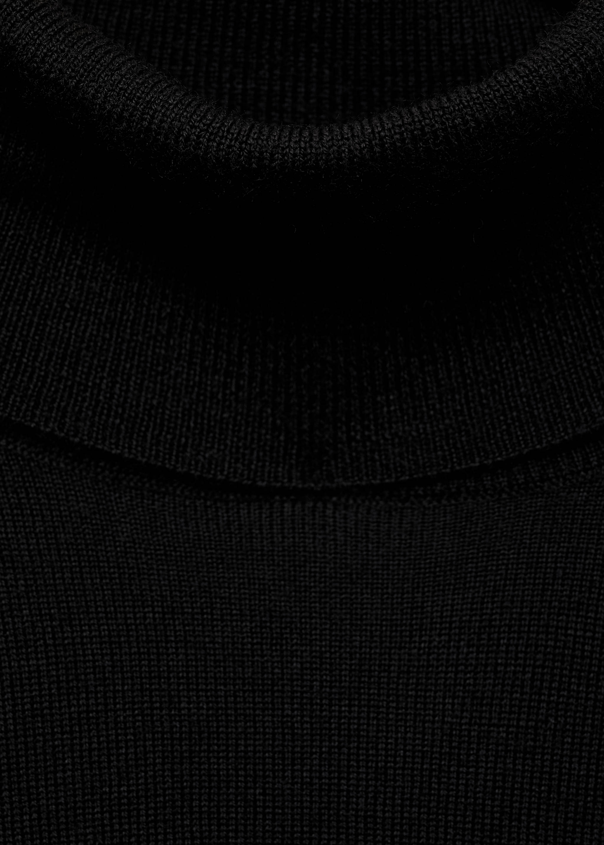 100% merino wool turtleneck sweater - Details of the article 0
