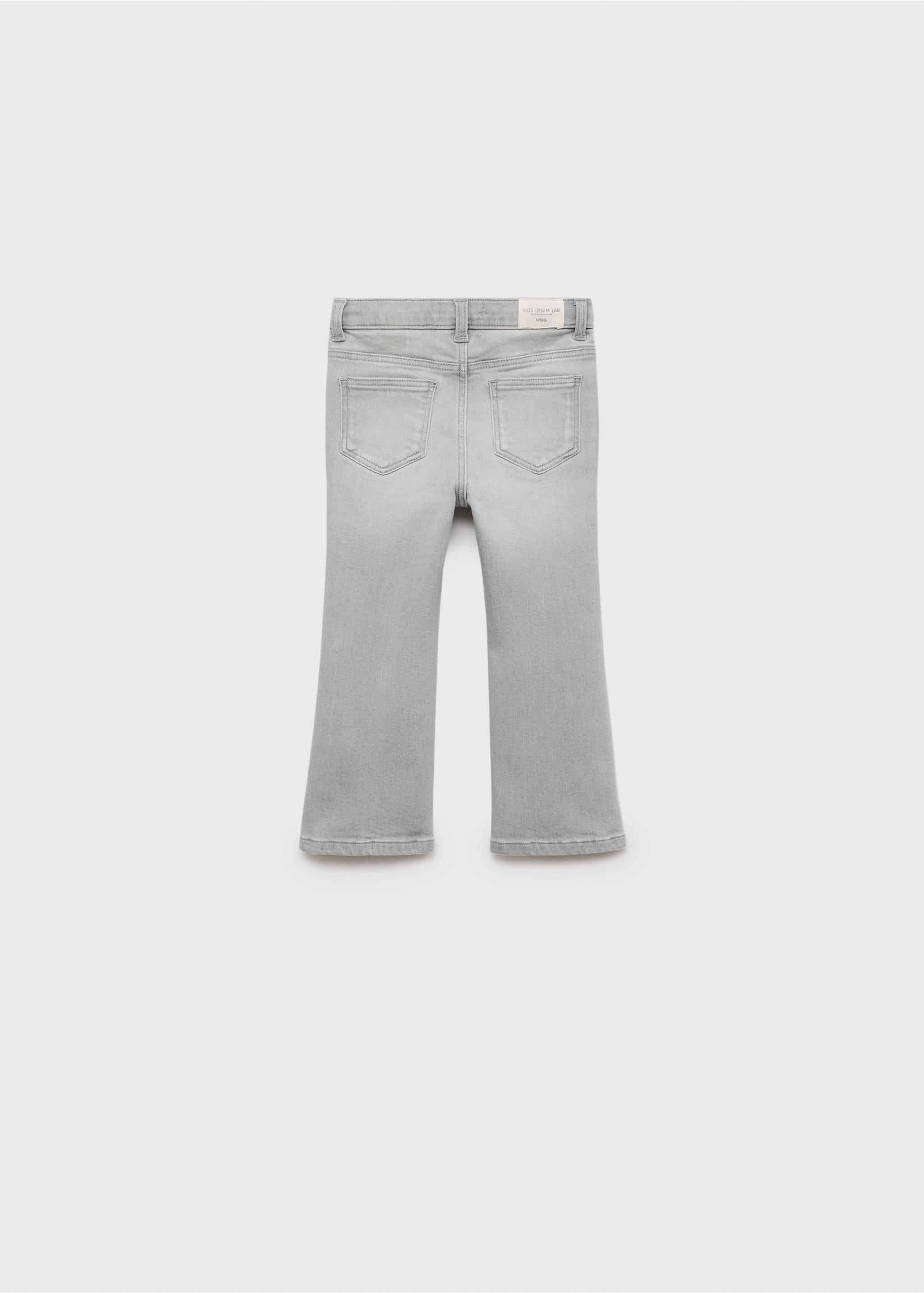 Jean flare poches - Verso de l’article, Gris denim. Ref: 87000621-00.