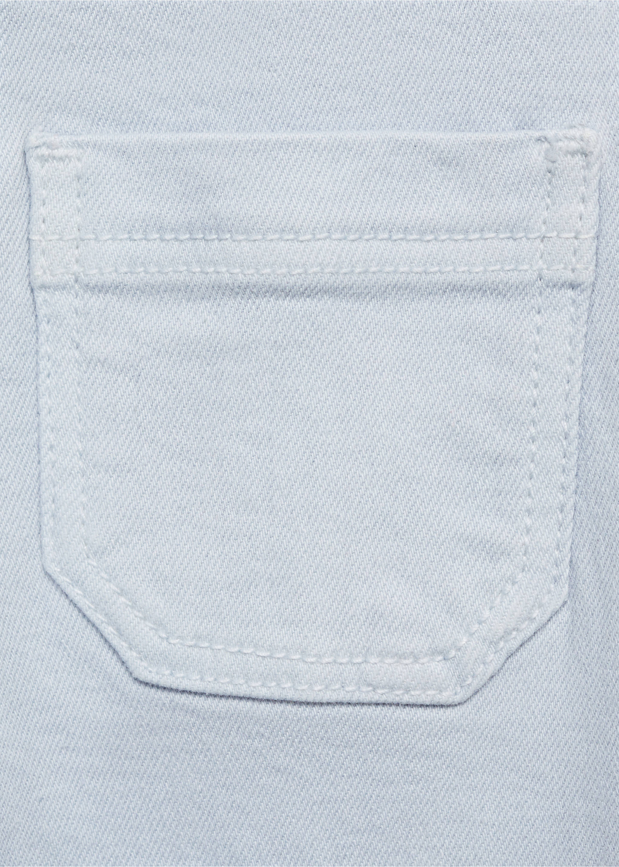 Jeans mit ausgefranstem Saum - Detail des Artikels 0, Himmelblau. Ref: 87000622-00.