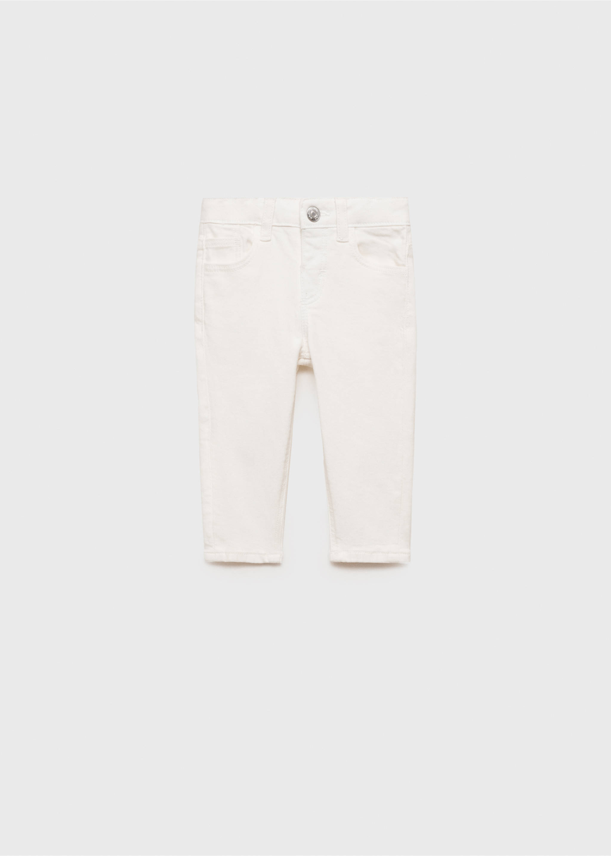 Τζιν skinny - Προϊόν χωρίς μοντέλο, Λευκό. Ref: 87000625-00.