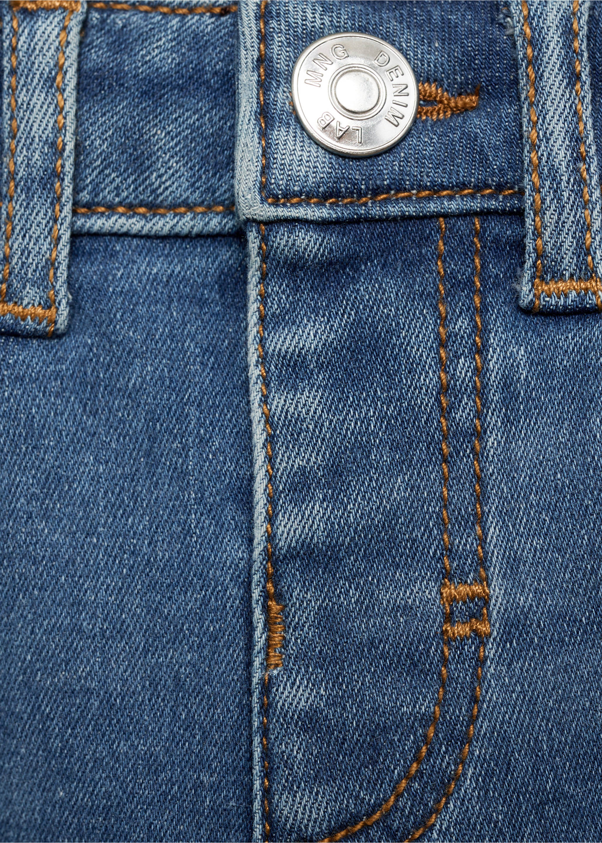 Skinny jeans - Details of the article 8, Medium Blue. Ref: 87000625-00.