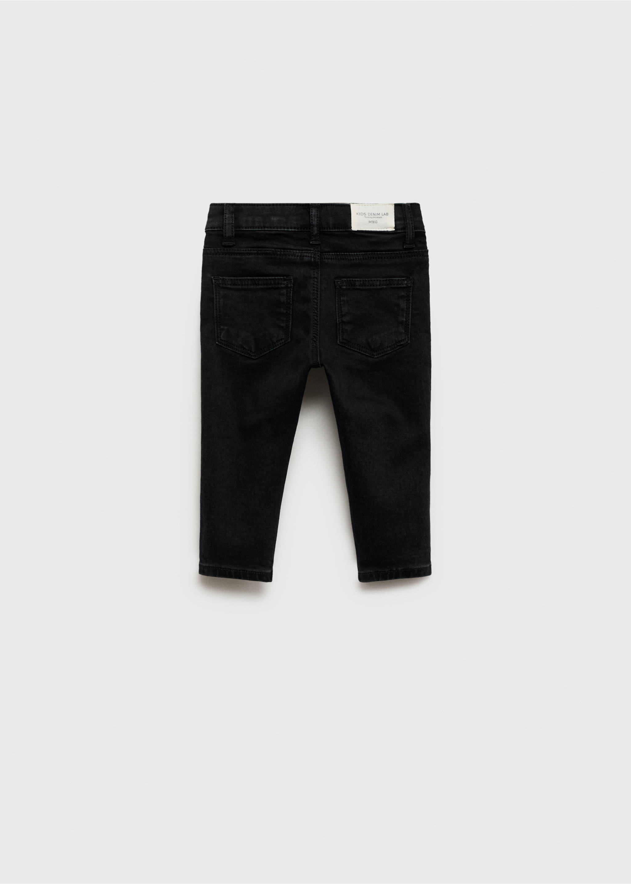 Džíny skinny - Zadní strana zboží, Black denim. Ref: 87000625-00.