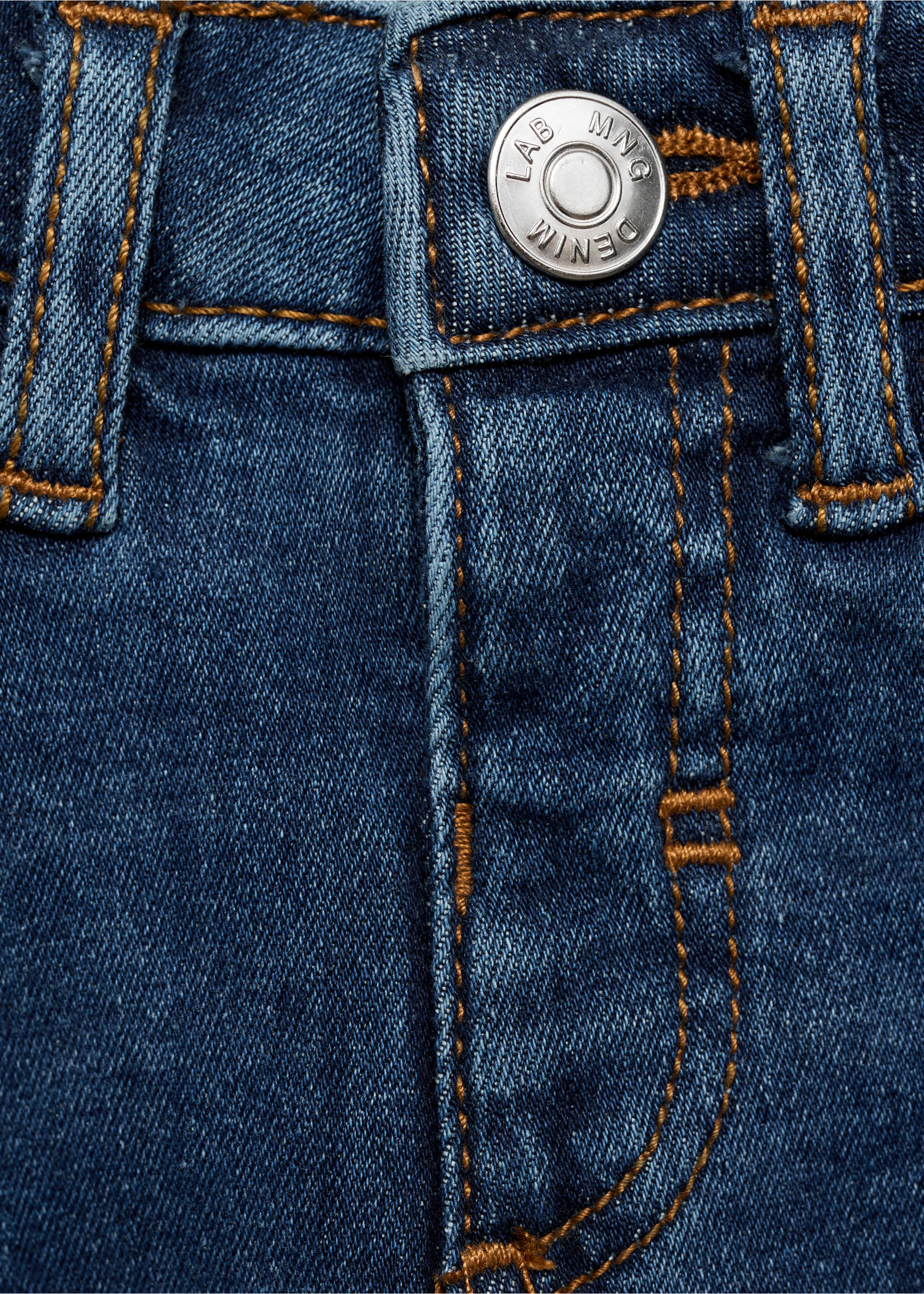 Skinny jeans - Details of the article 8, Dark Blue. Ref: 87000625-00.