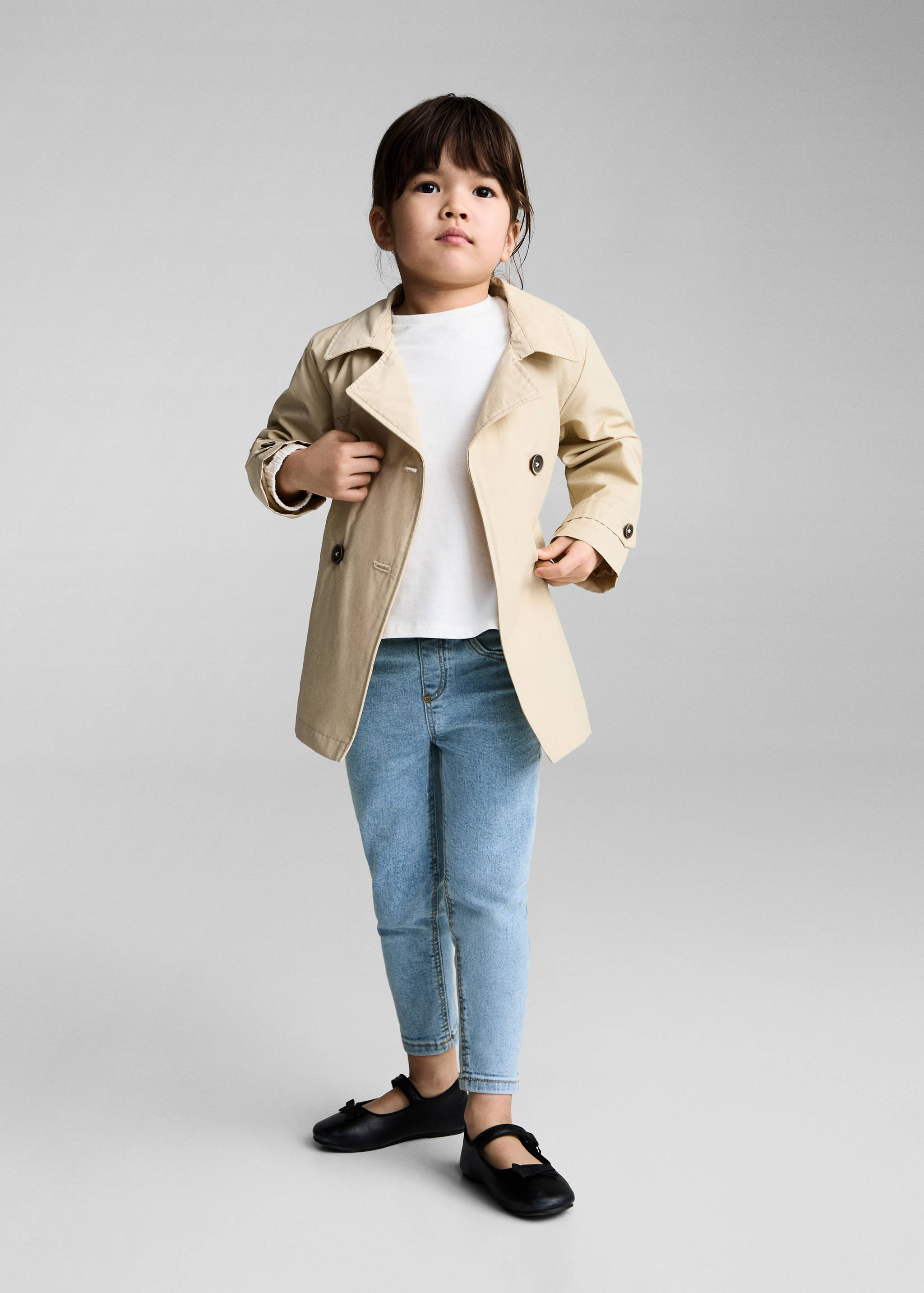 Drawstring waist jeans - General plane