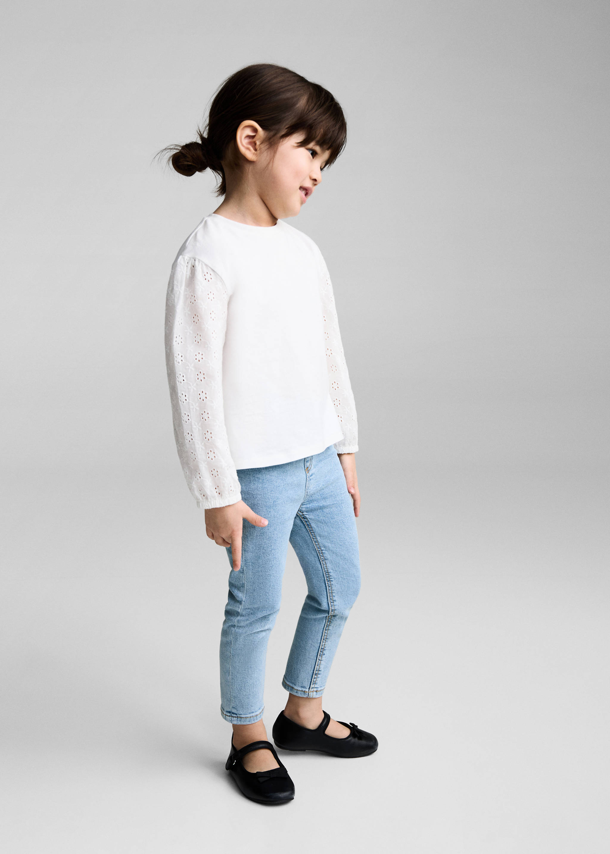 Drawstring waist jeans - Details of the article 2