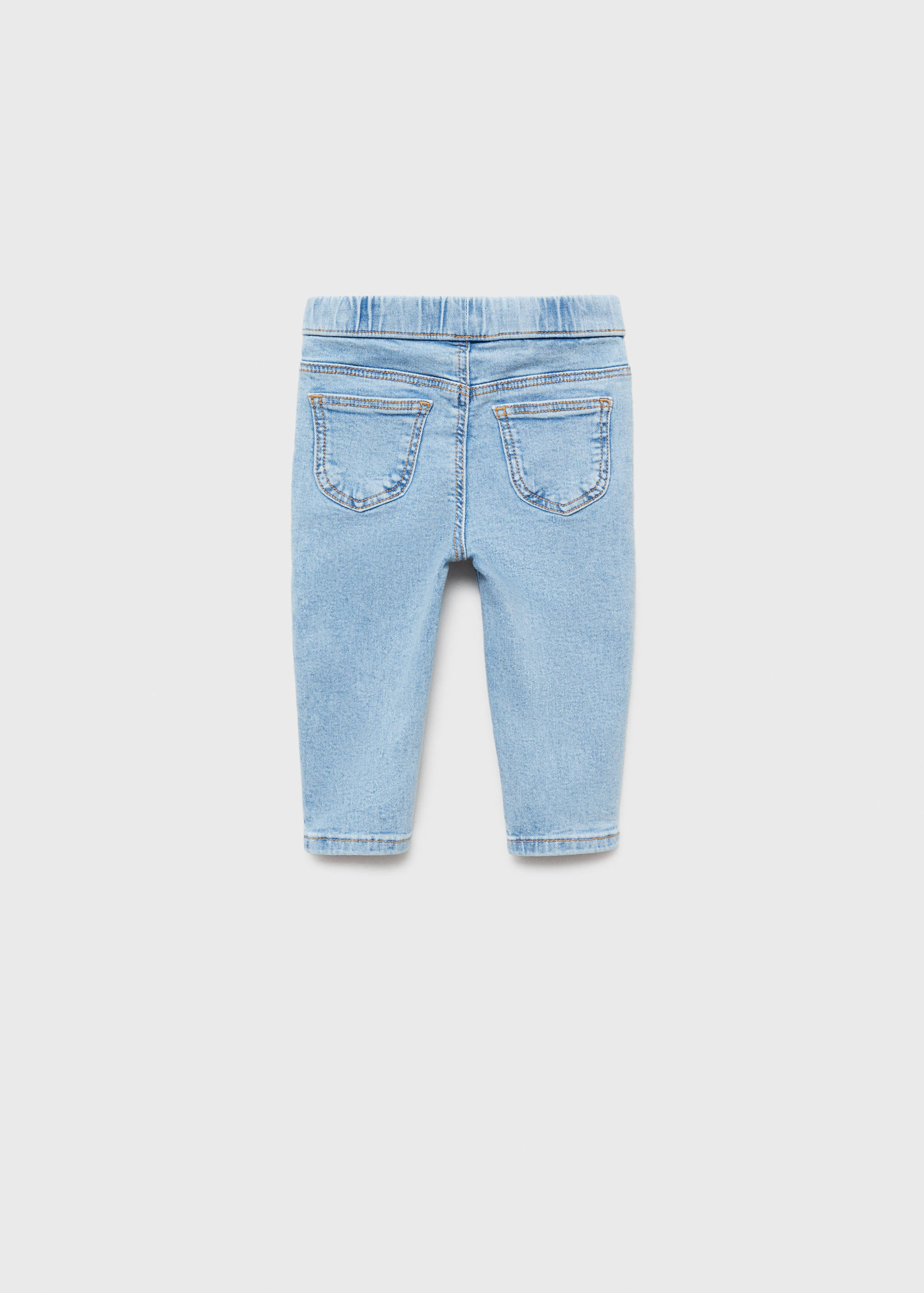 Drawstring waist jeans - Reverse of the article