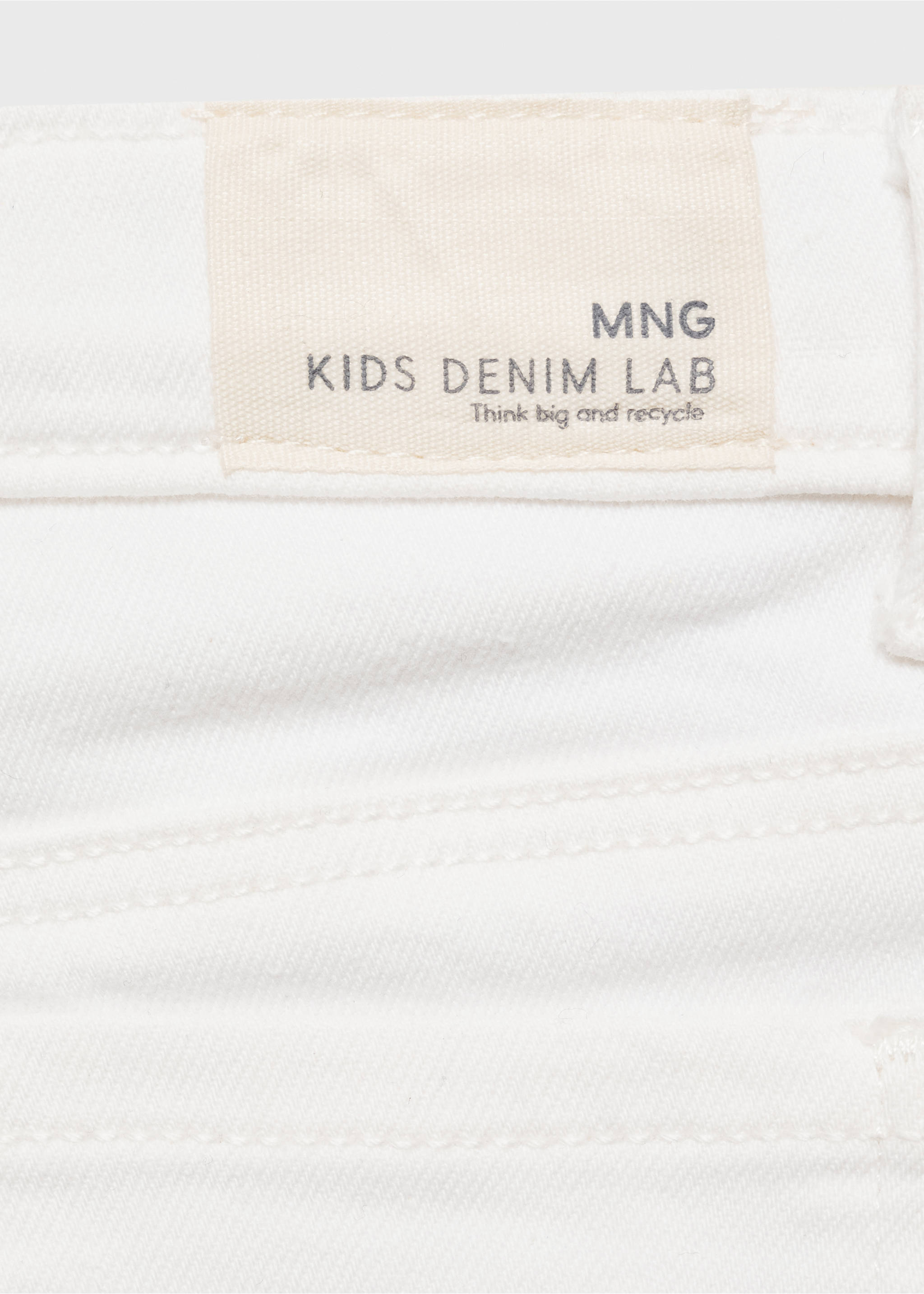 Cotton skinny Jeans - Details of the article 0, White. Ref: 87000629-00.
