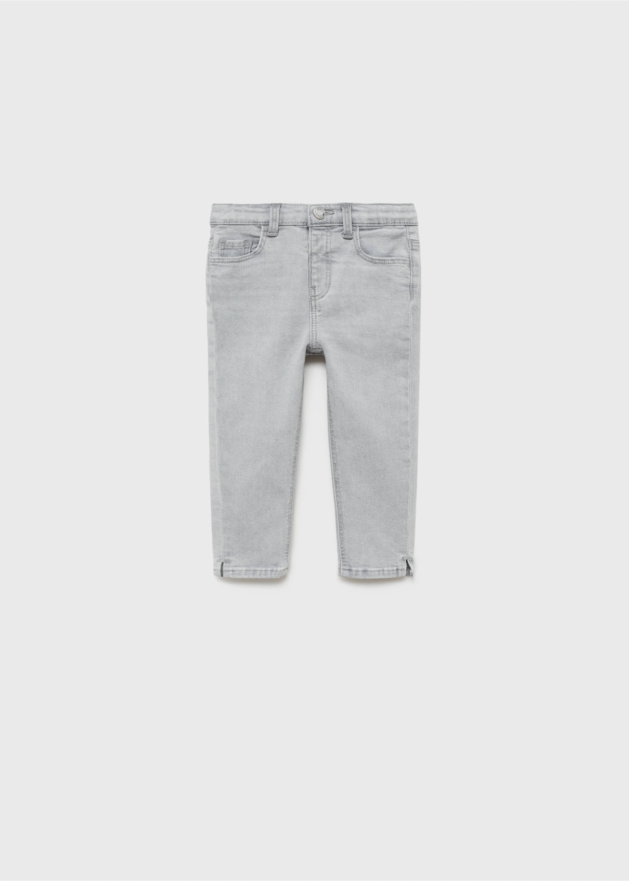 Cotton skinny Jeans - Article without model, Denim Grey. Ref: 87000629-00.