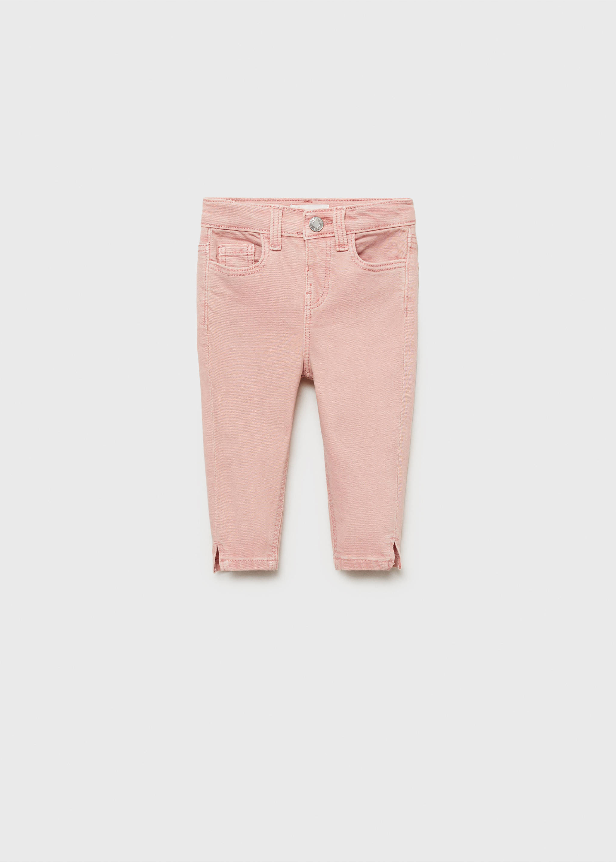Cotton skinny Jeans - Article without model, Pink. Ref: 87000630-00.