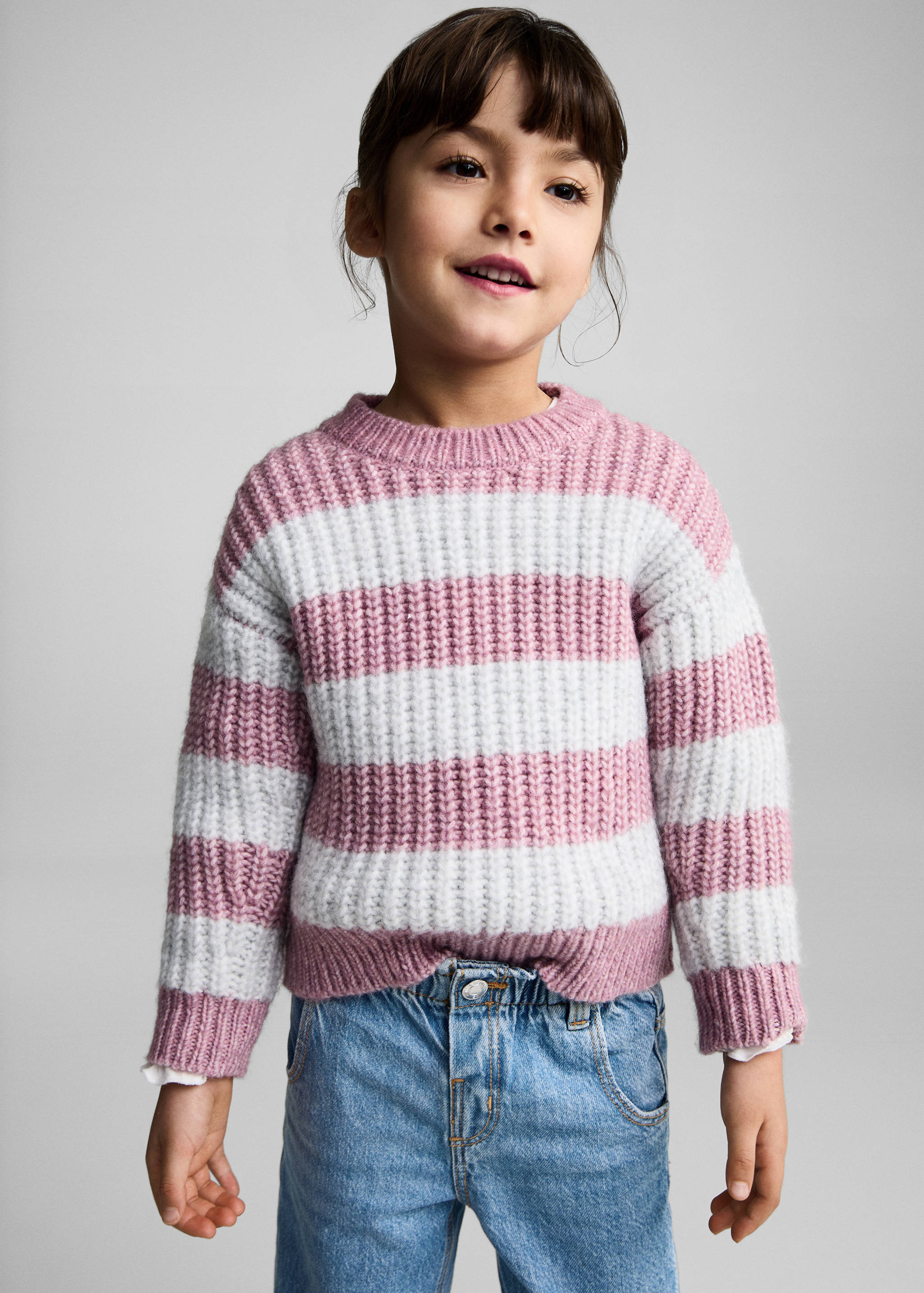 Straight paperbag jeans - Medium plane