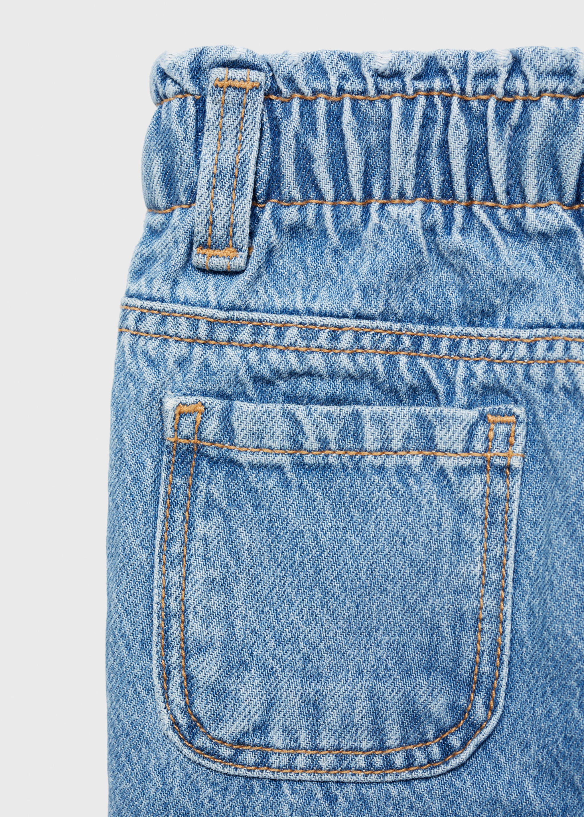 Straight paperbag jeans - Details of the article 0
