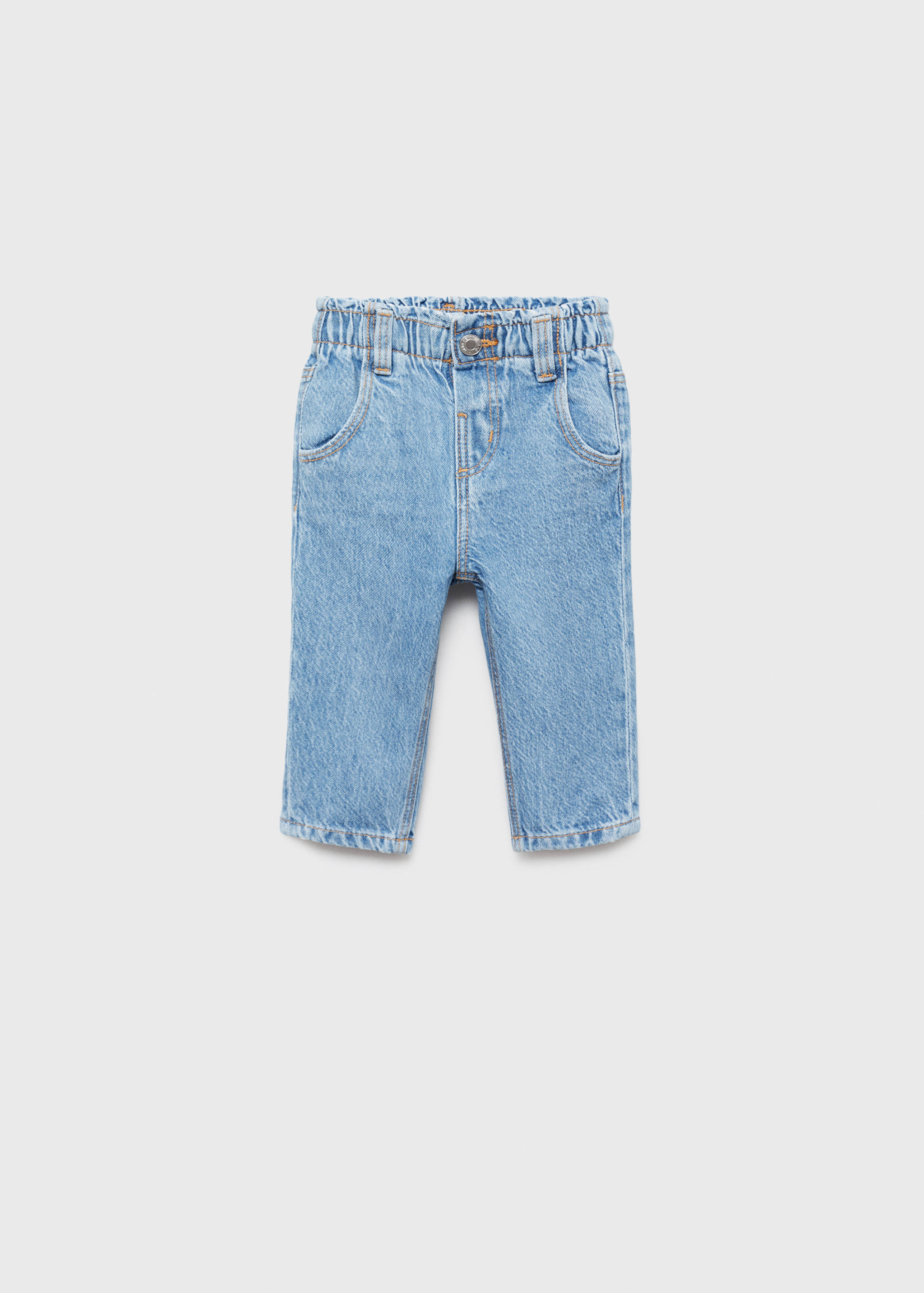 Straight paperbag jeans - Article without model