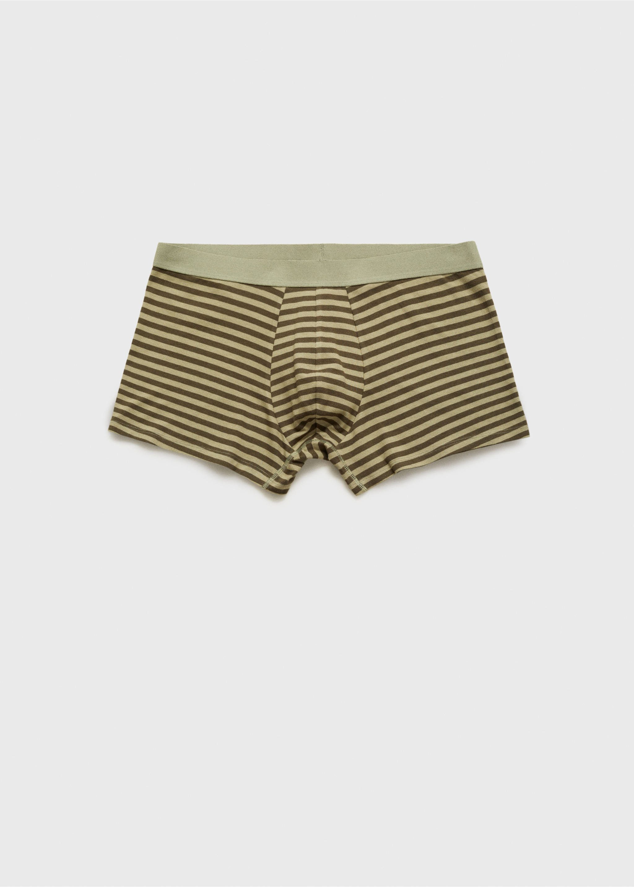 Pack of 3 cotton combination briefs - Details of the article 8, Khaki. Ref: 87000633-00.