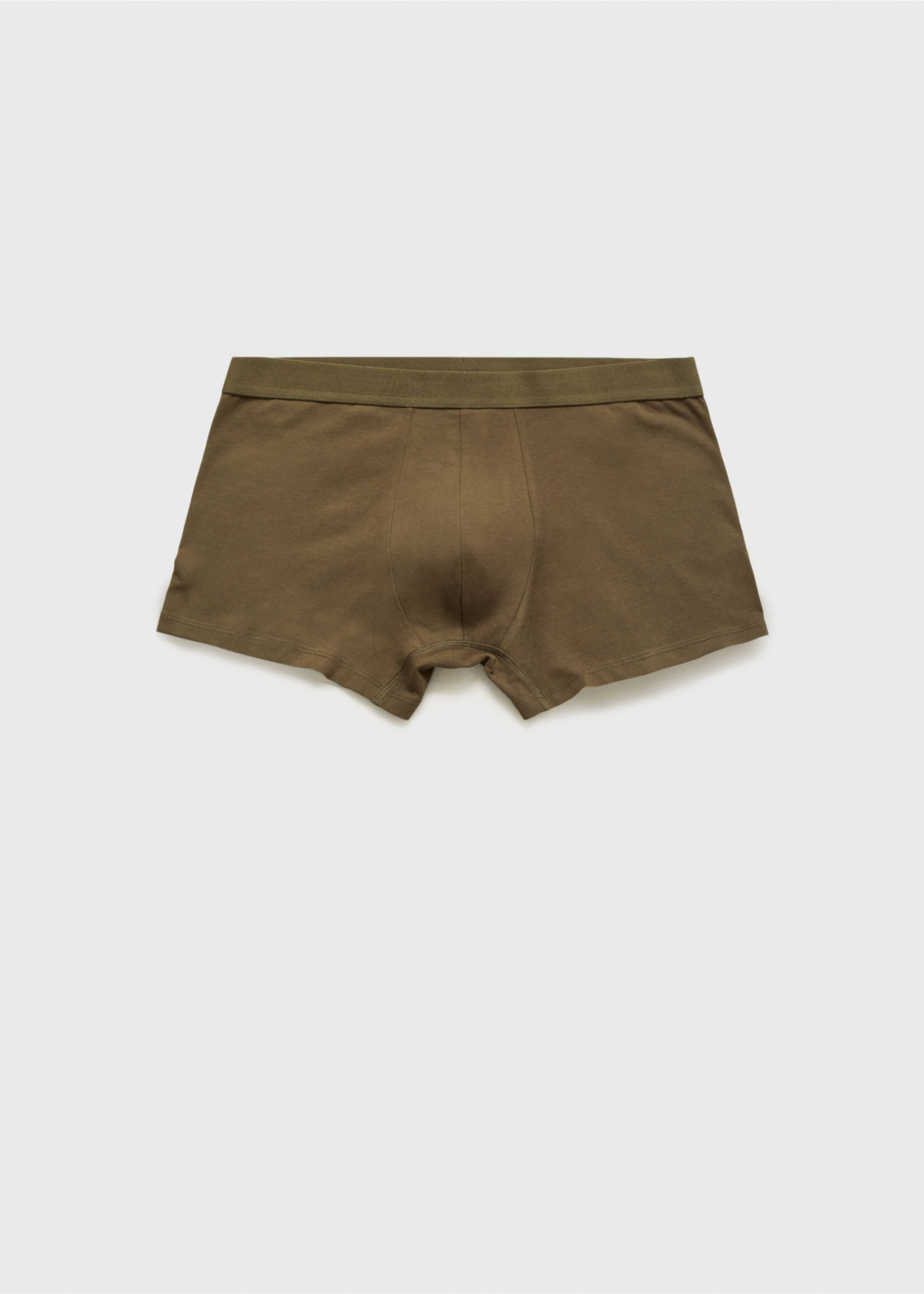 Pack of 3 cotton combination briefs - Details of the article 0, Khaki. Ref: 87000633-00.