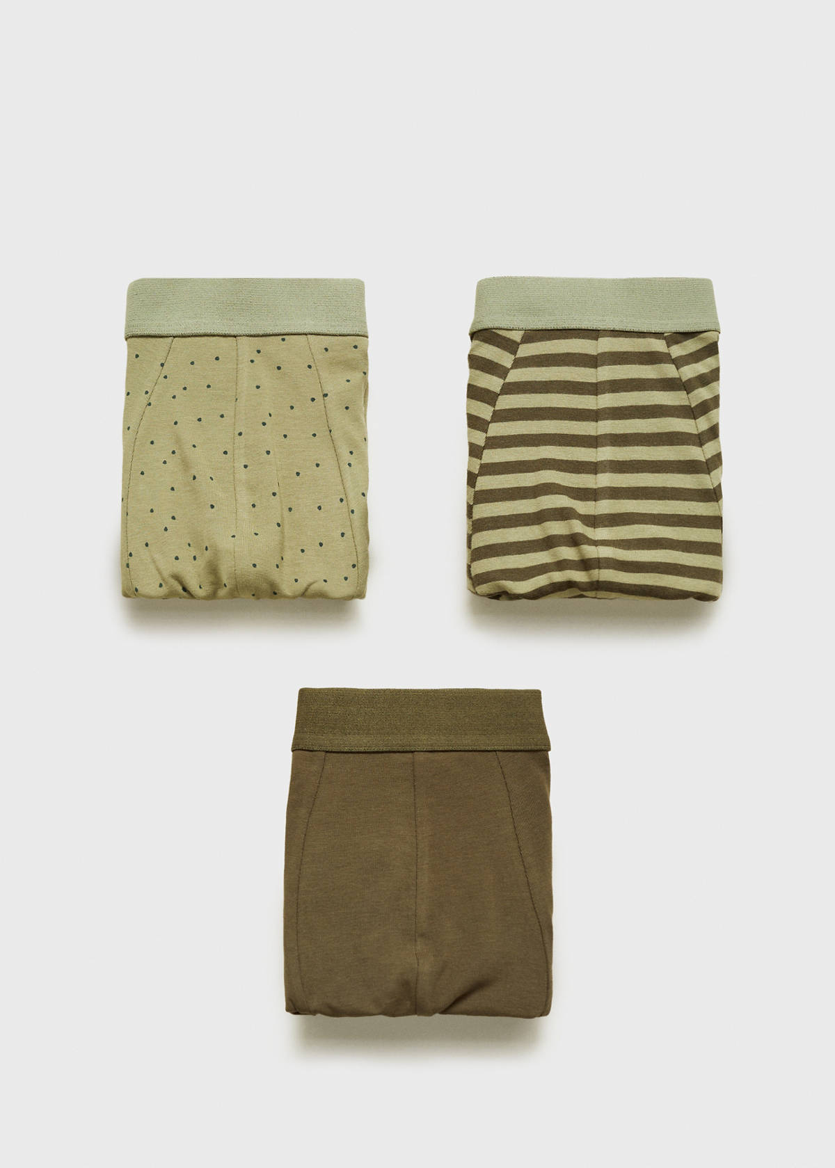 Pack of 3 cotton combination briefs