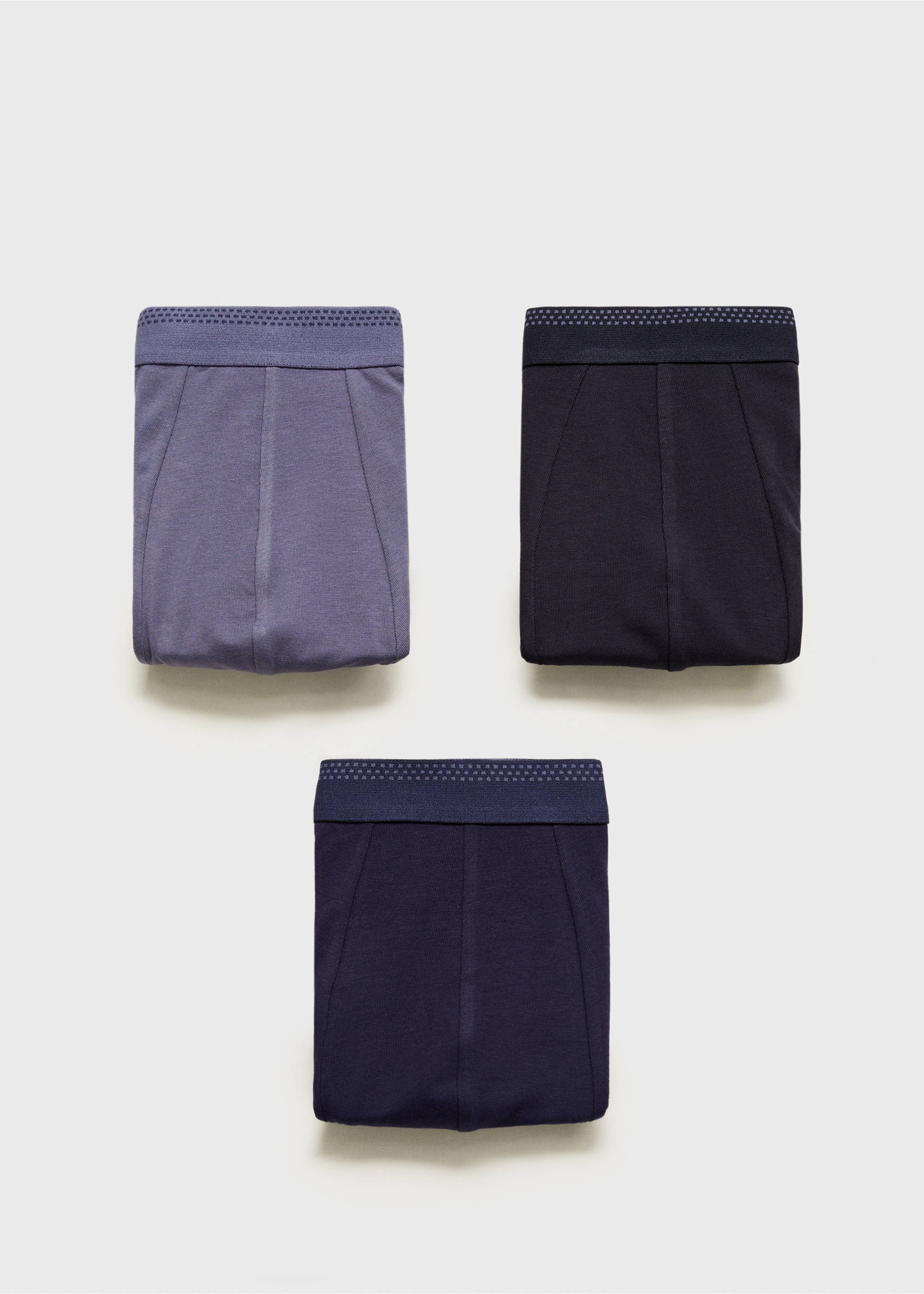 3-pack combined briefs - Article without model, Dark Navy. Ref: 87000635-00.