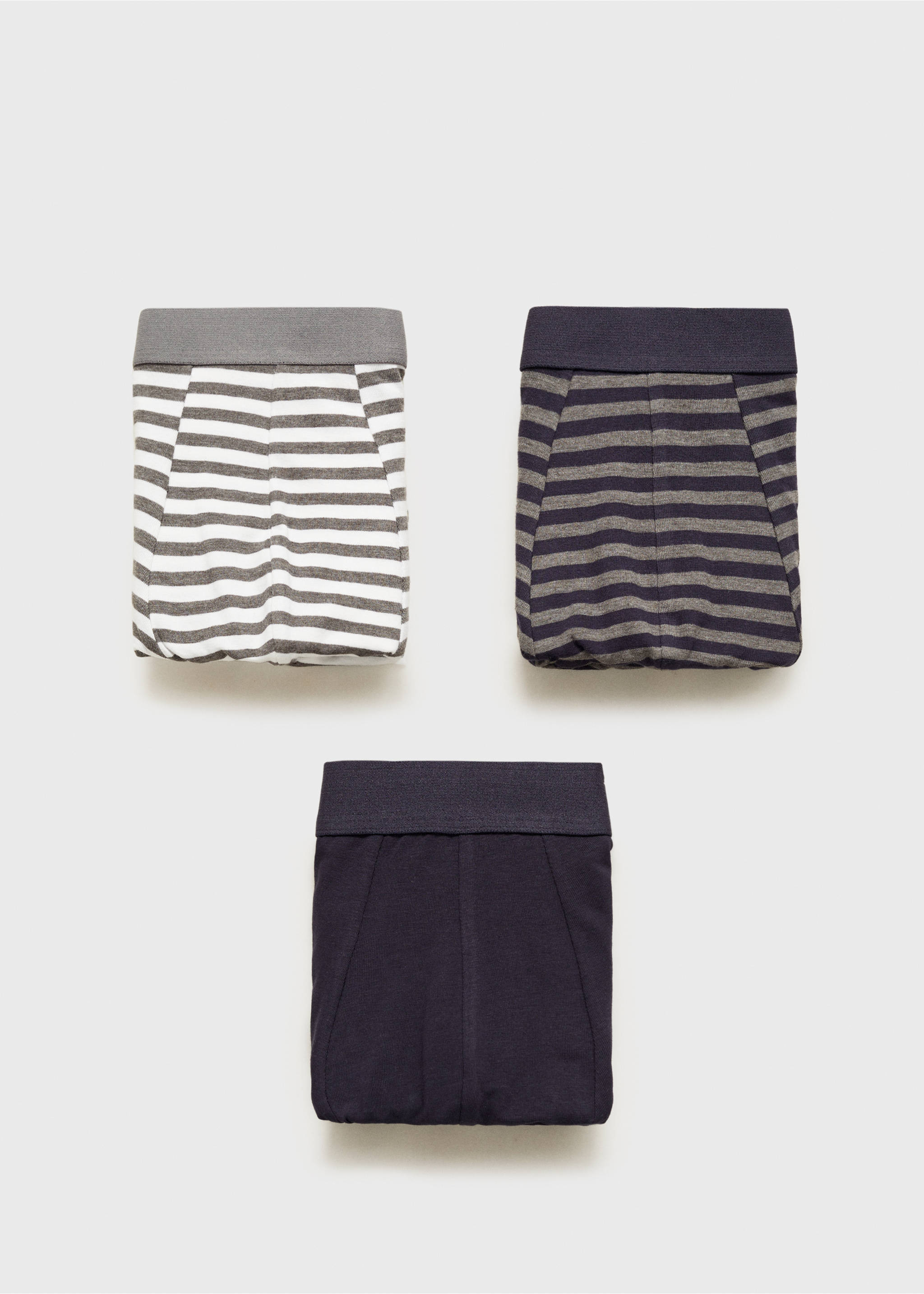 3-pack combined briefs - Article without model, Dark Navy. Ref: 87000638-00.