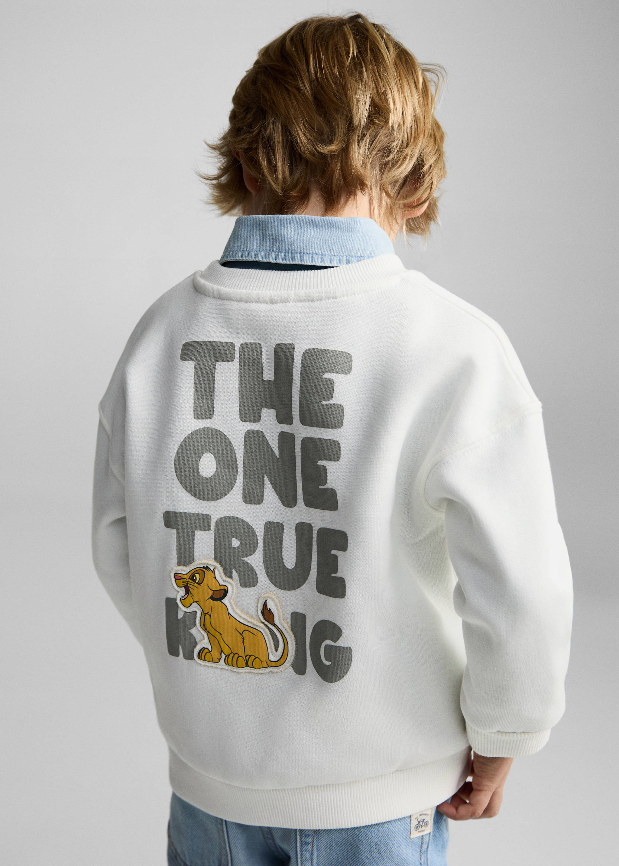 Sudadera Rey León - Reverso del artículo