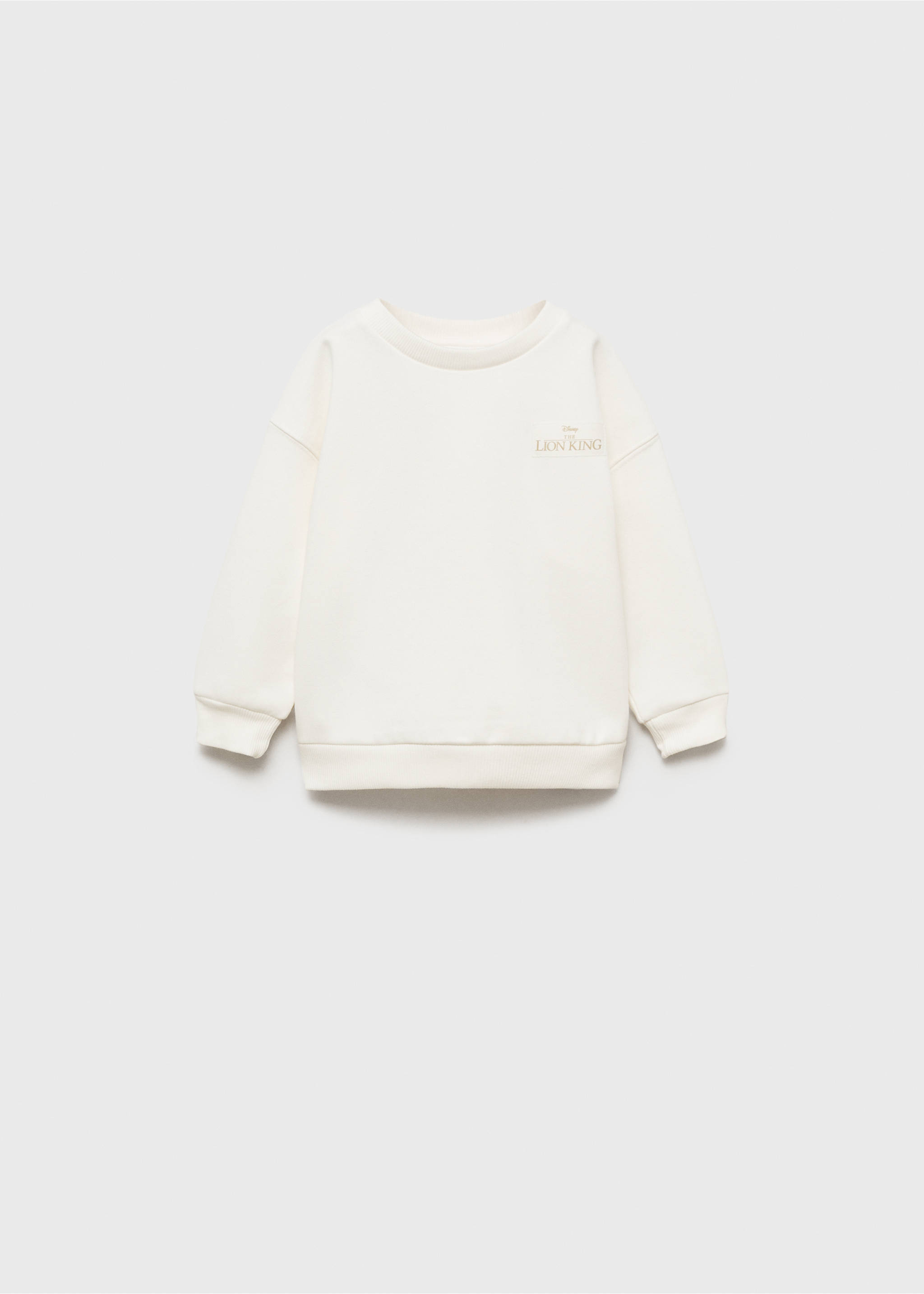 Sweat-shirt le Roi Lion - Article sans modèle, Blanc cassé. Ref: 87000643-00.
