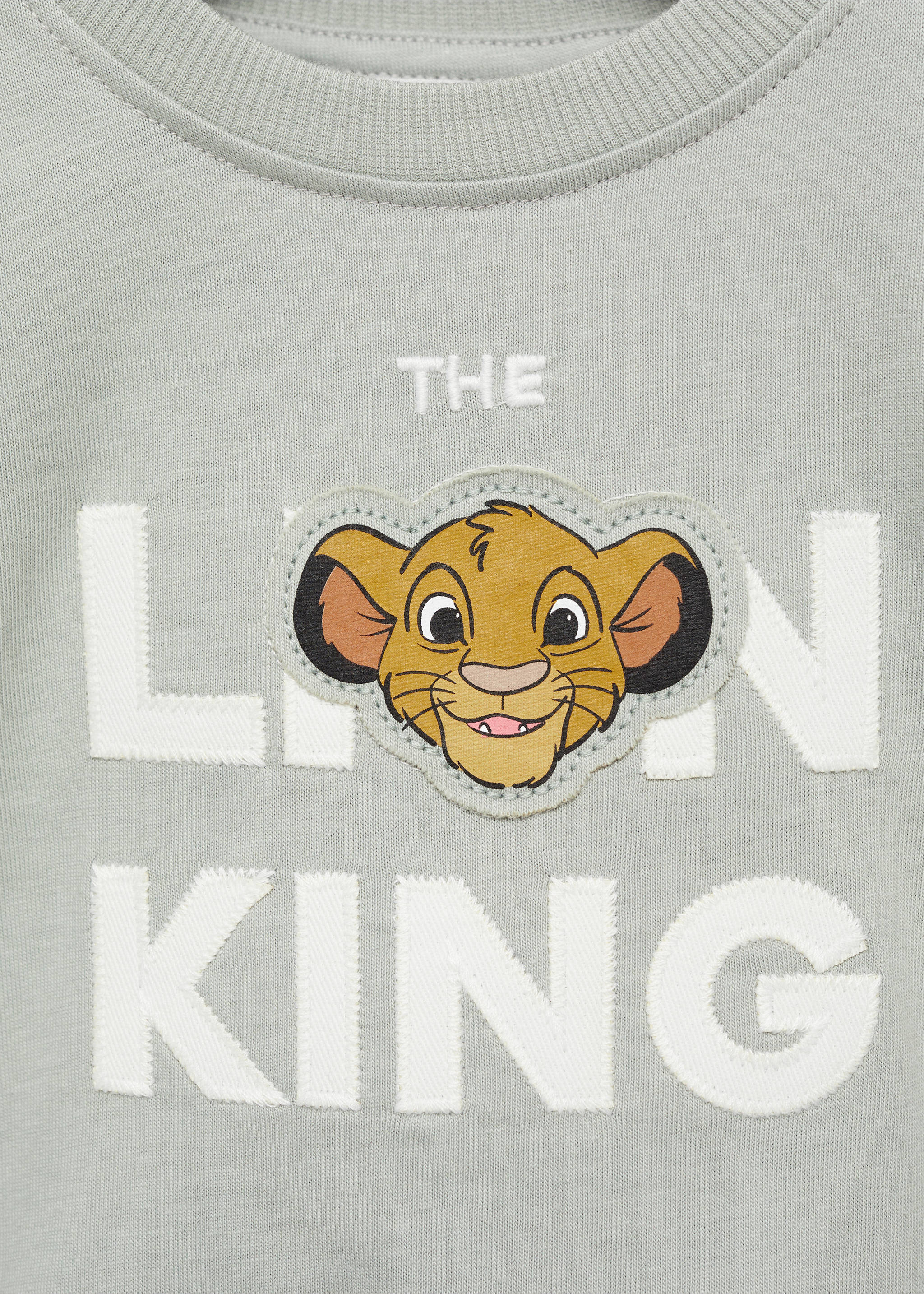 The Lion King t-shirt - Details of the article 8, Pastel Green. Ref: 87000644-00.