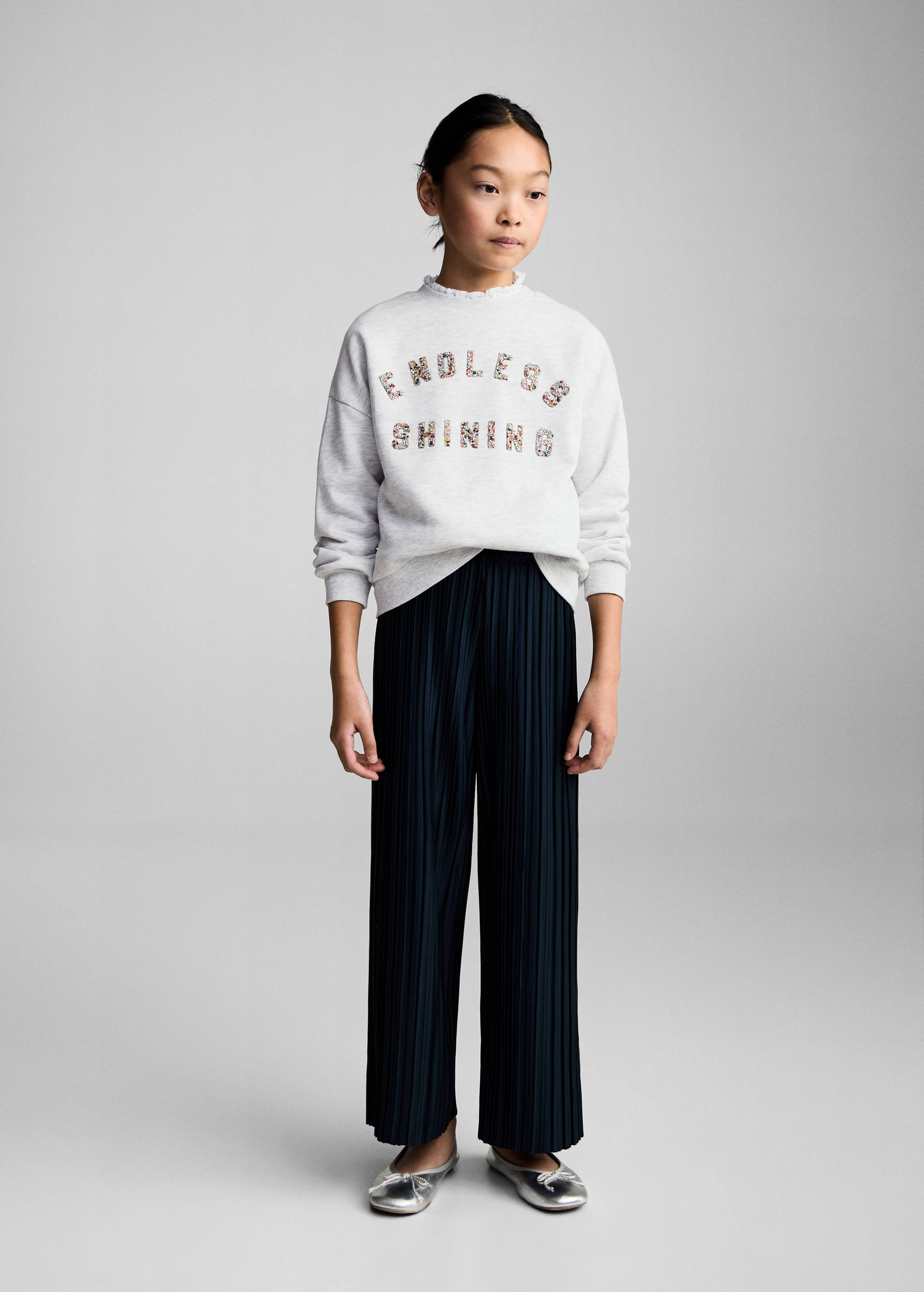 Embossed message sweatshirt - General plane