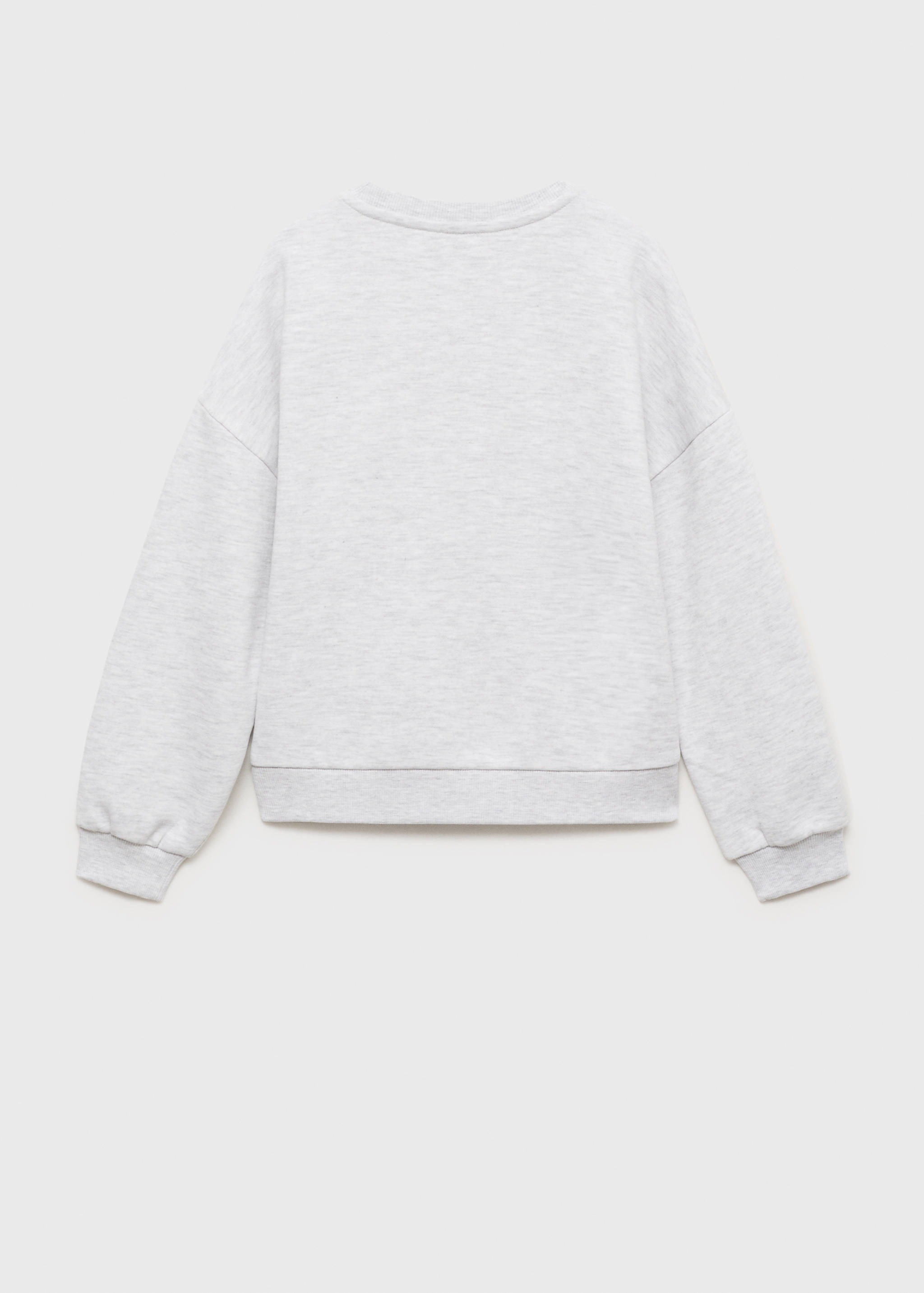 Embossed message sweatshirt - Reverse of the article