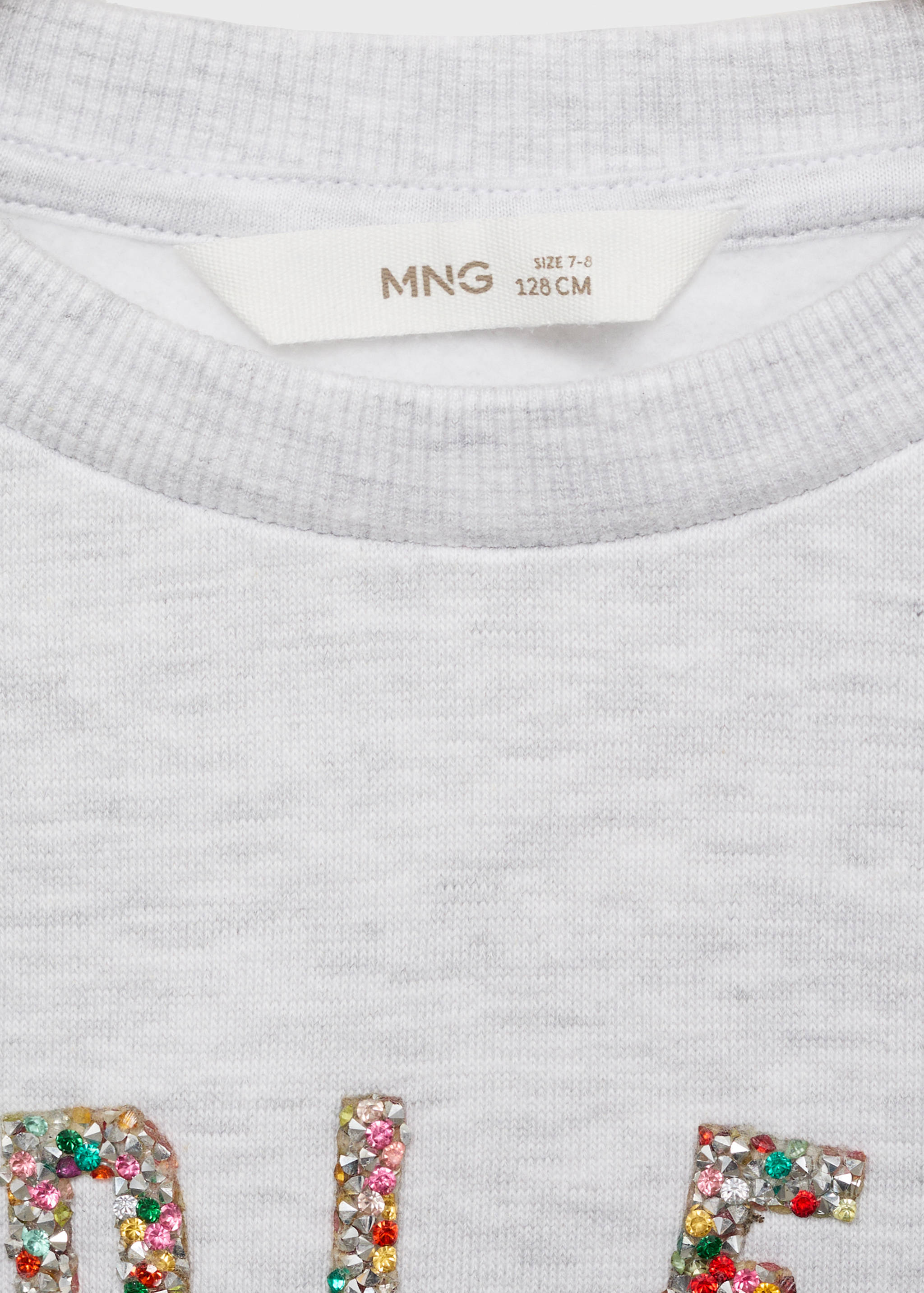 Embossed message sweatshirt - Details of the article 0