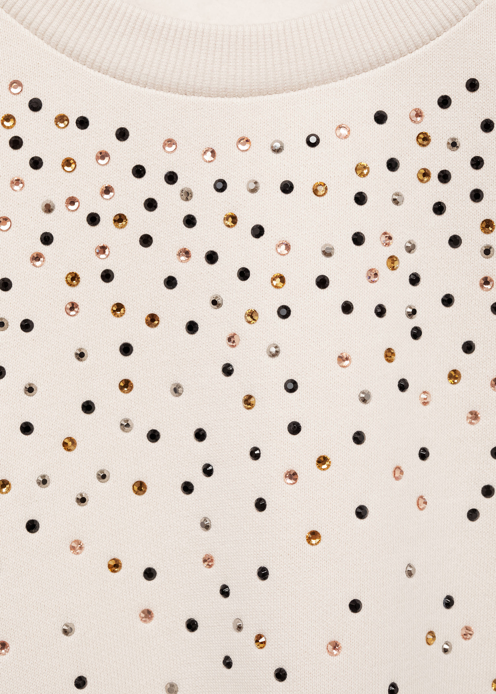 Bead detail sweatshirt - Details of the article 8