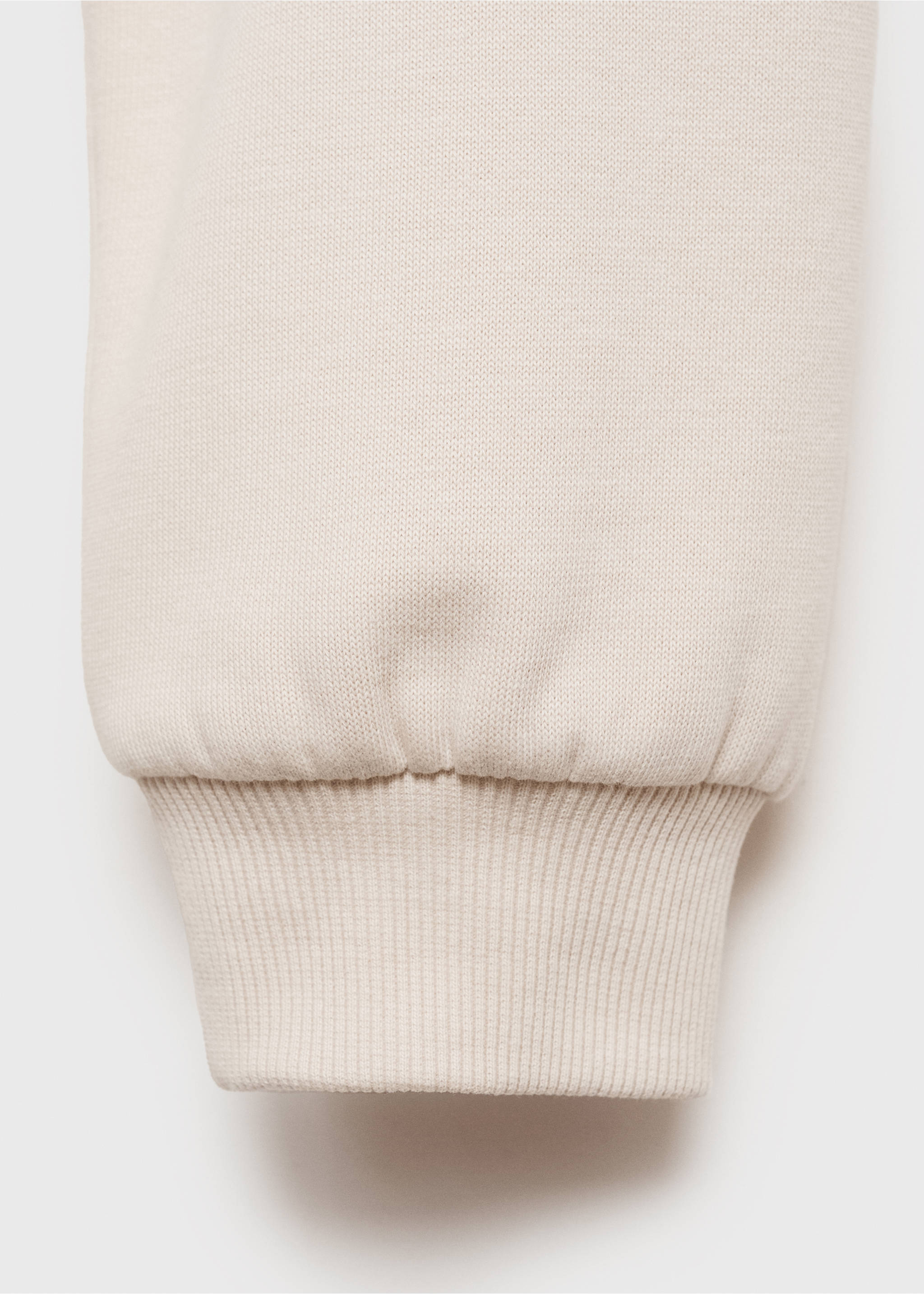 Bead detail sweatshirt - Details of the article 0, Ice Grey. Ref: 87000648-00.