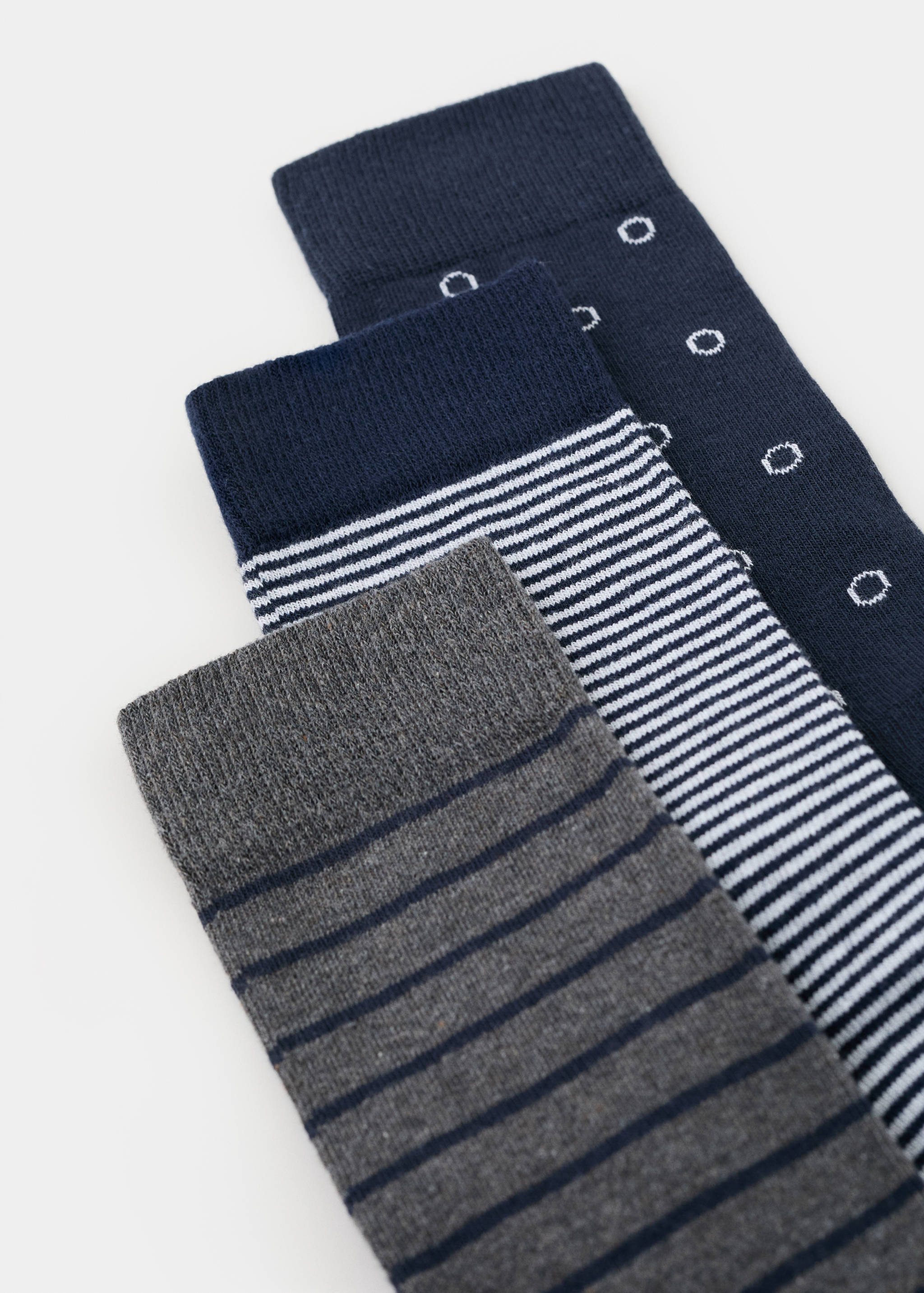 Pack of 3 striped cotton socks - Details of the article 8