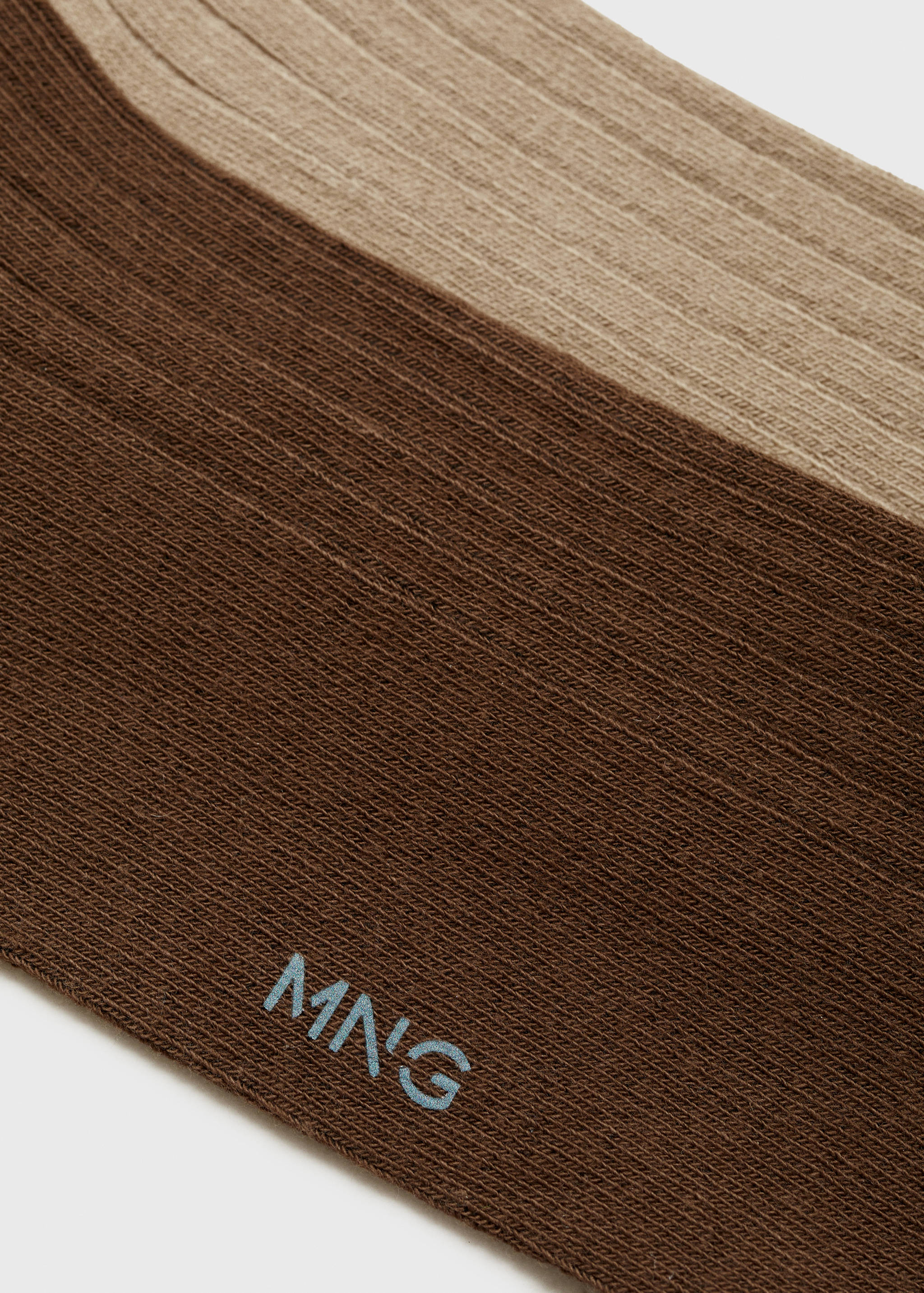 Pack of 2 ribbed cotton socks - Details of the article 0