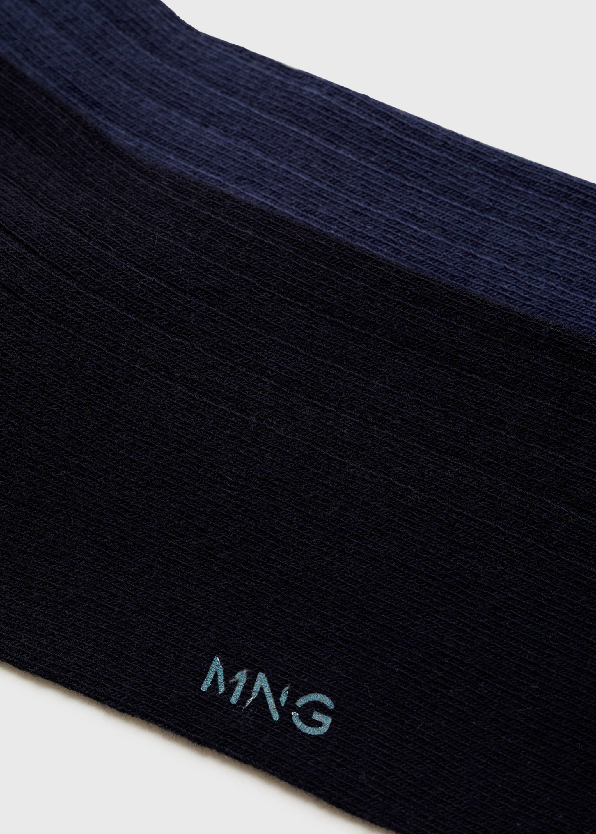 Pack of 2 ribbed cotton socks - Details of the article 0