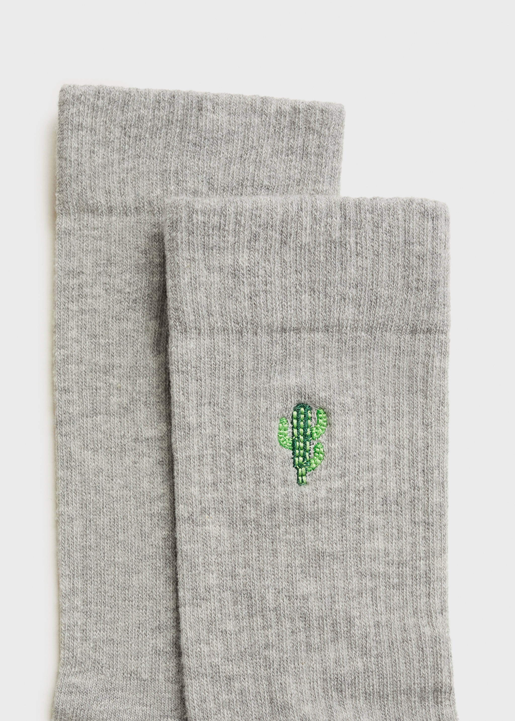Embroidered cotton socks - Details of the article 8