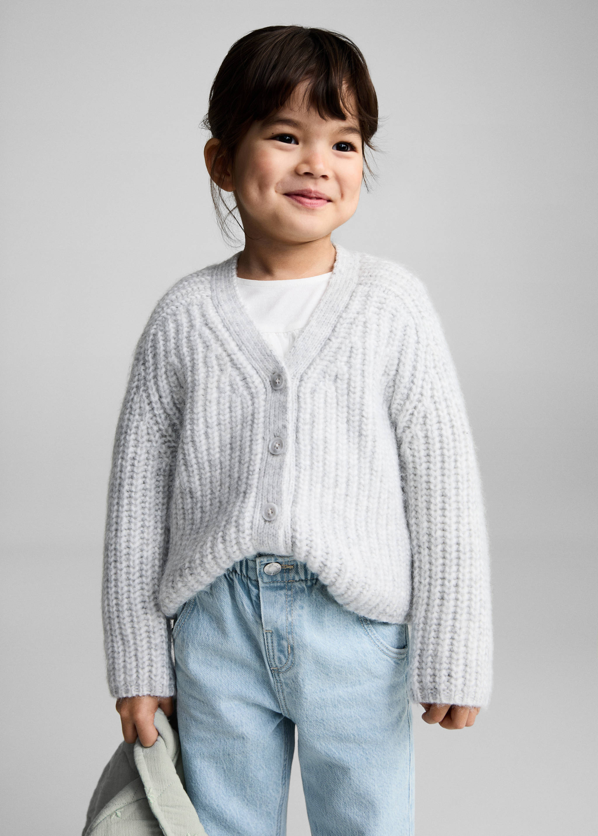 Džíny paperbag - Náhled ve středové rovině