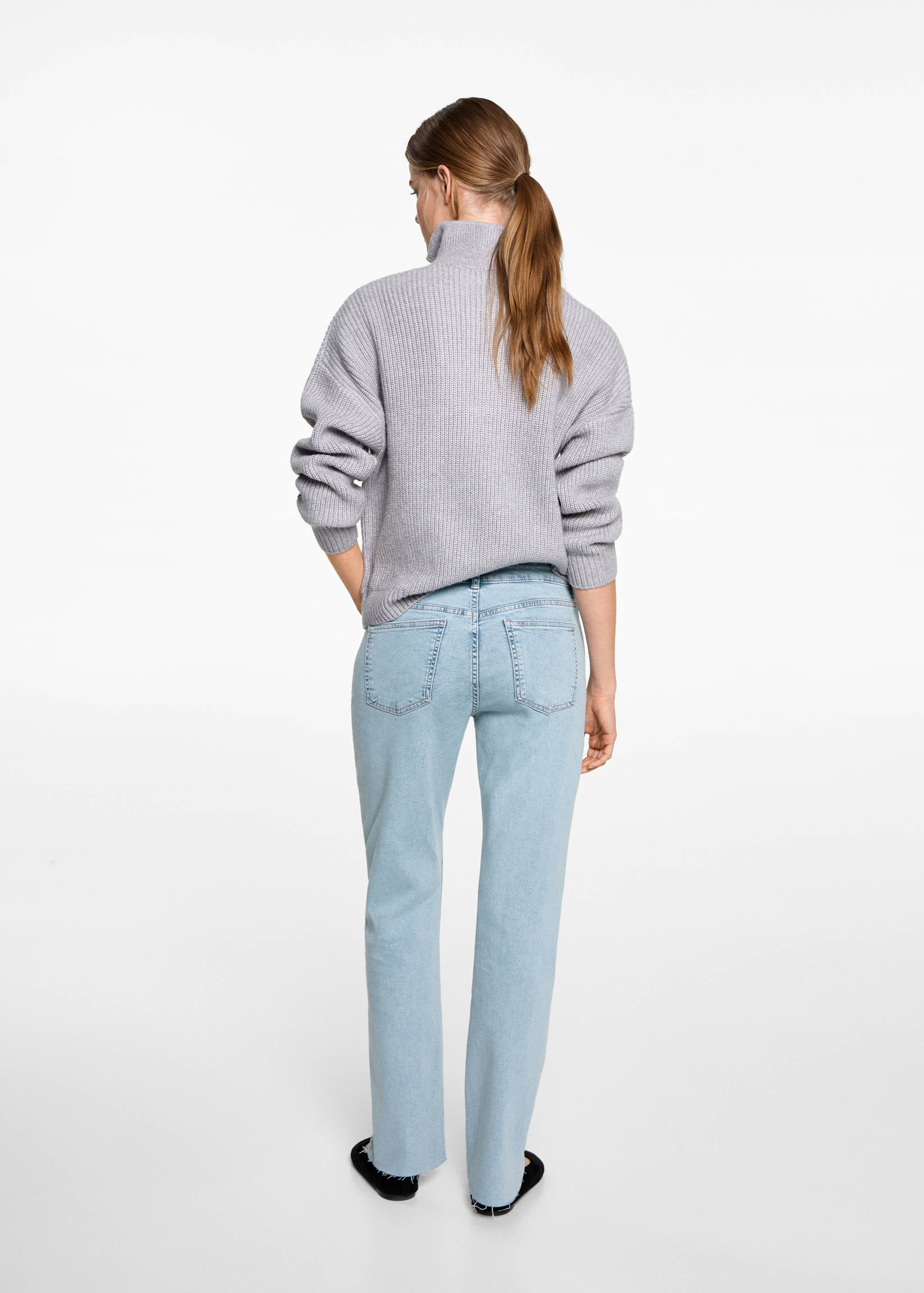 Straight fit jeans - Reverse of the article