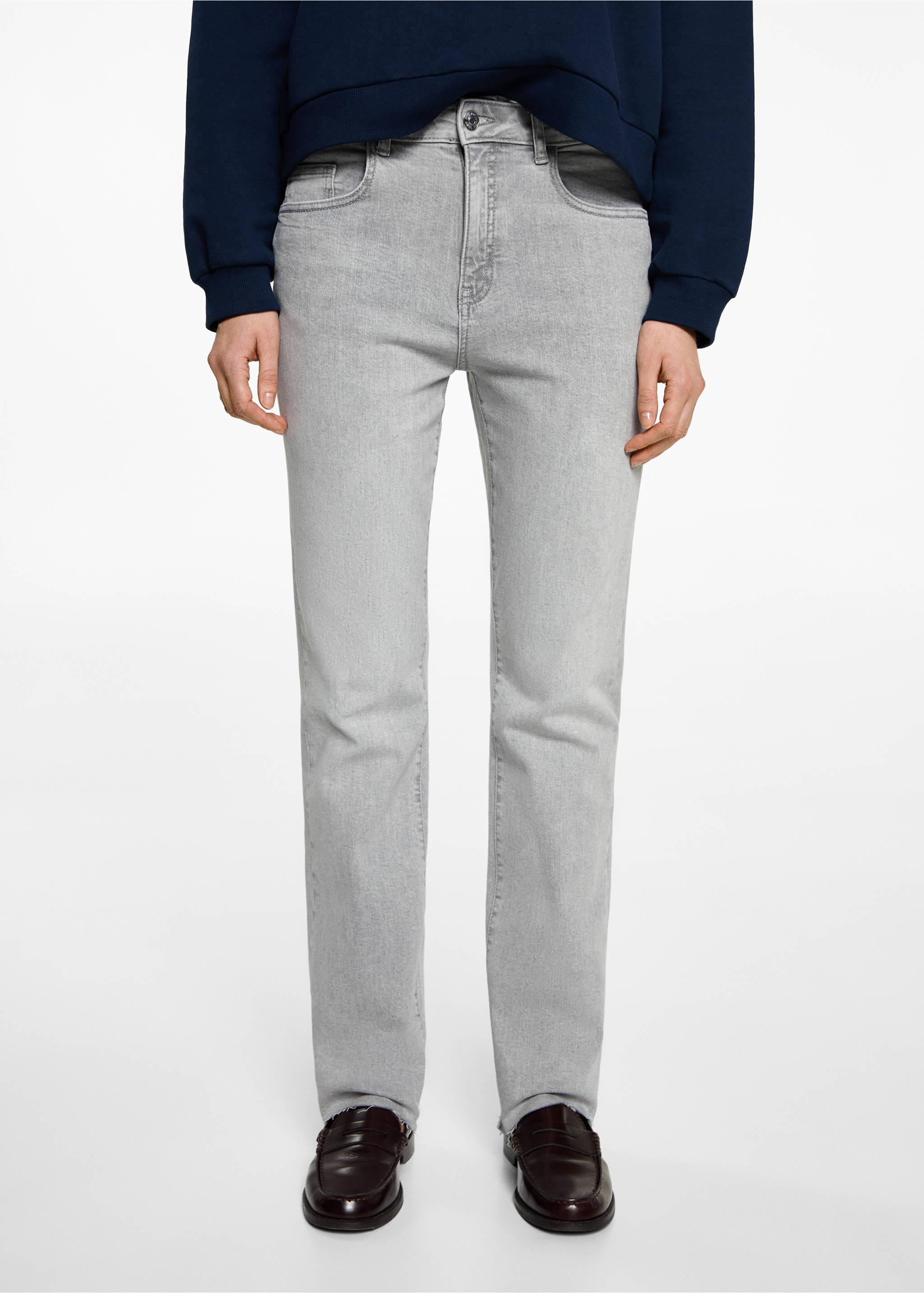 Straight Jeans - Detail des Artikels 1, Denim Grau. Ref: 87001066-00.