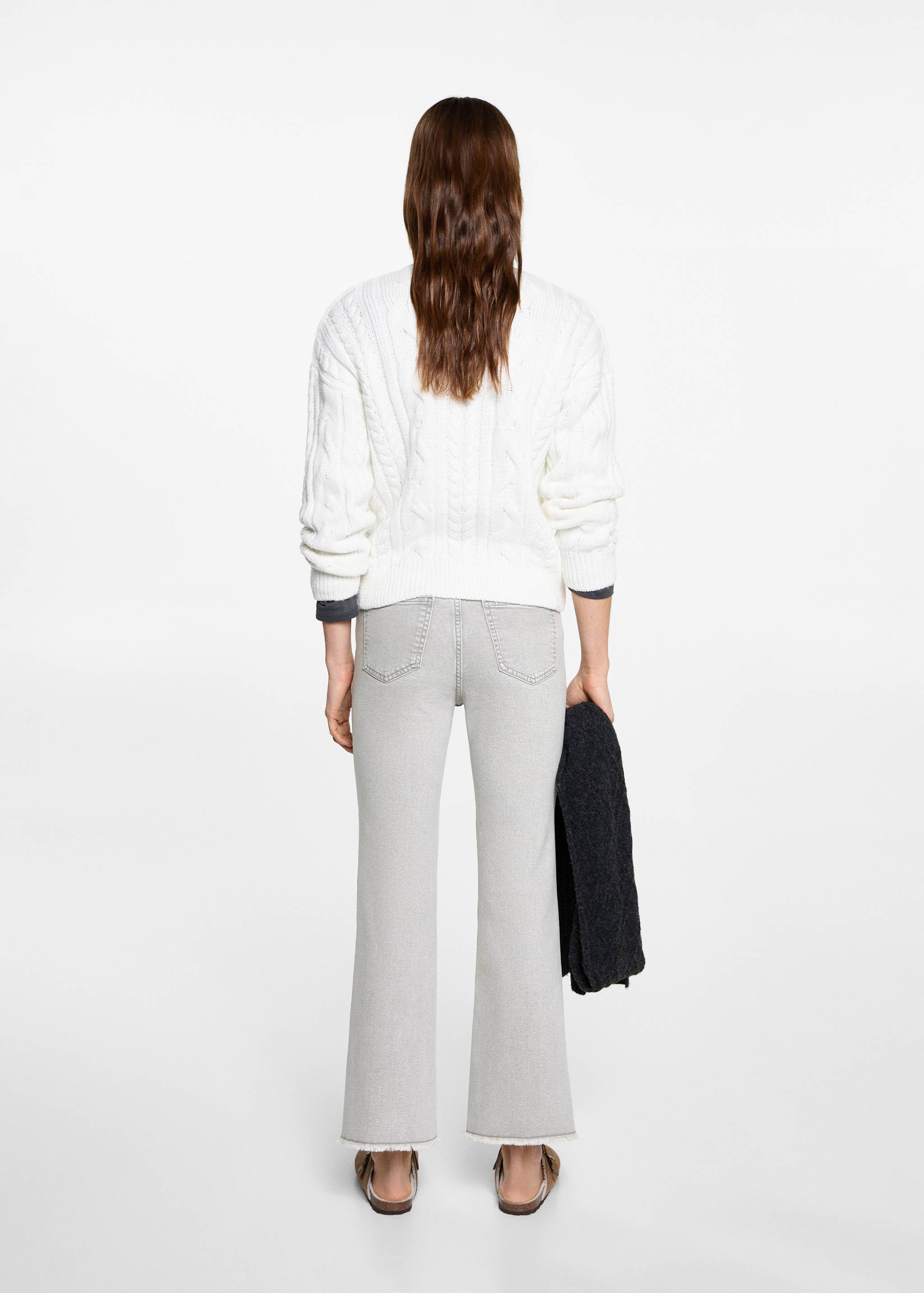 Crop flared jeans - Artikelns baksida