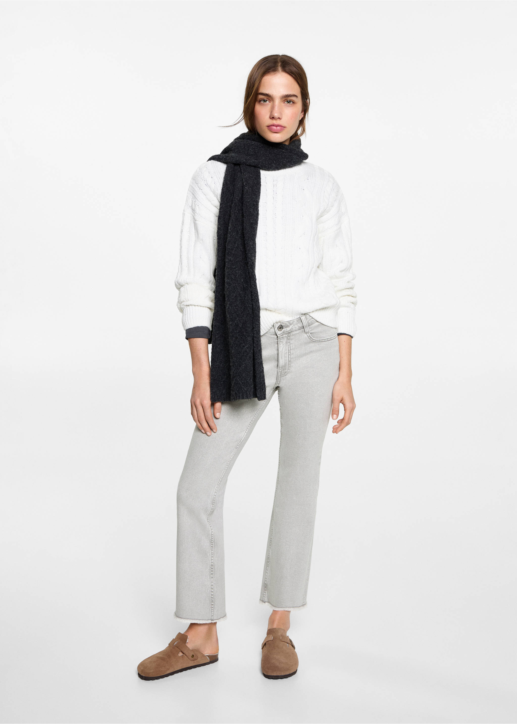 Texans flare crop - Detall de l'article 2, Gris denim. Ref: 87001070-00.