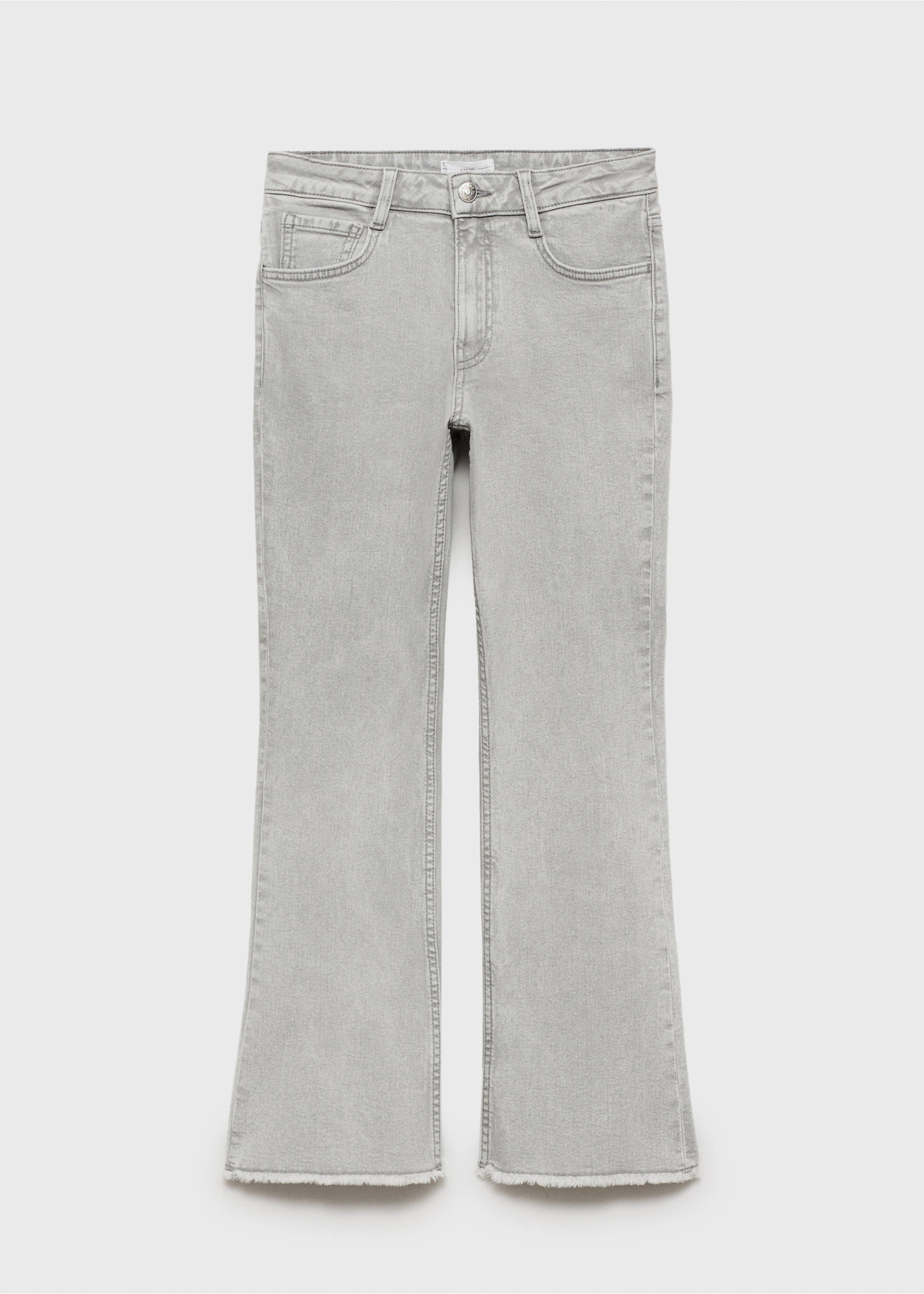 Texans flare crop - Article sense model, Gris denim. Ref: 87001070-00.
